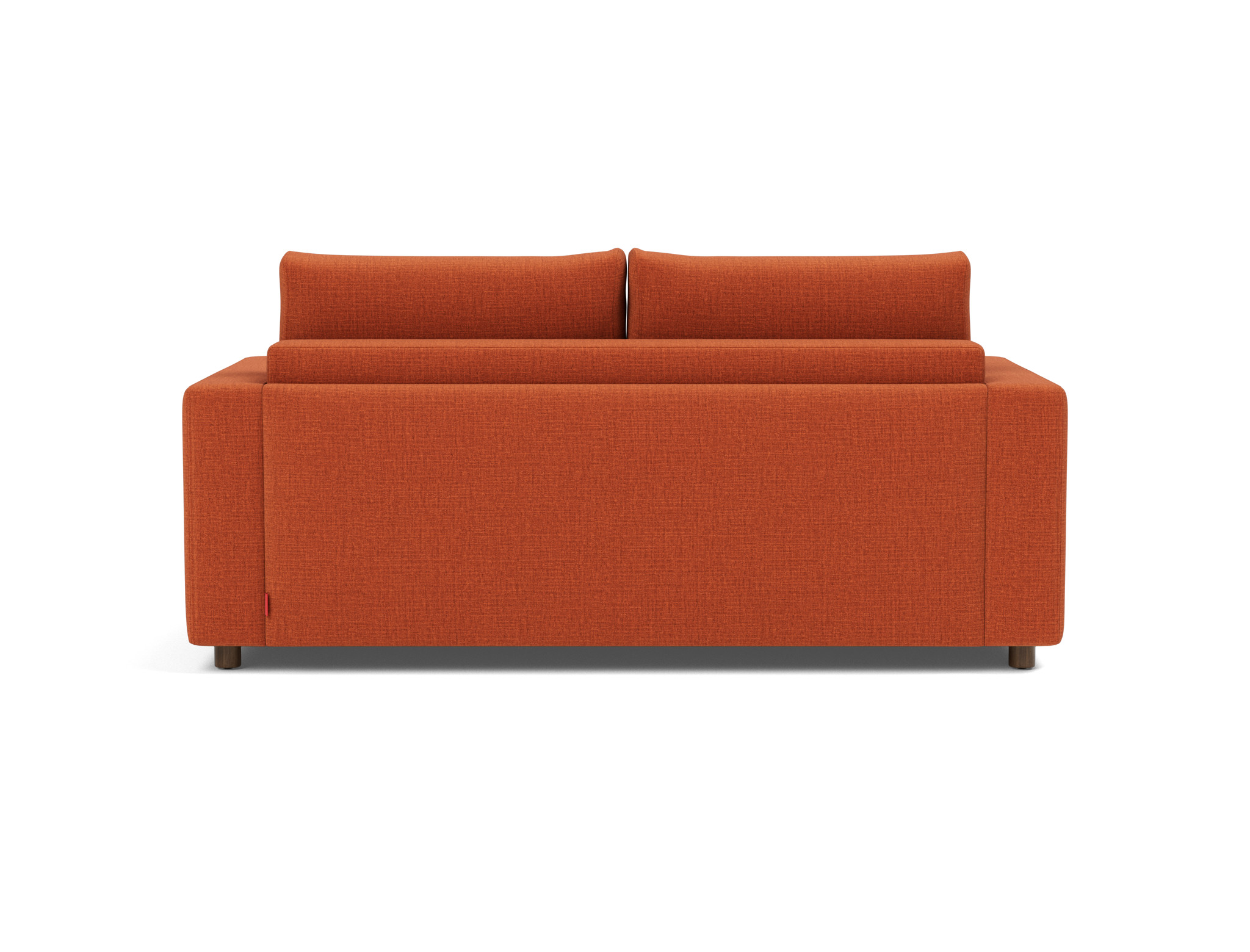 Schlafsofa Neah mit Standard-Armlehnen 160 Chenille Esina 412-Rust-Orange