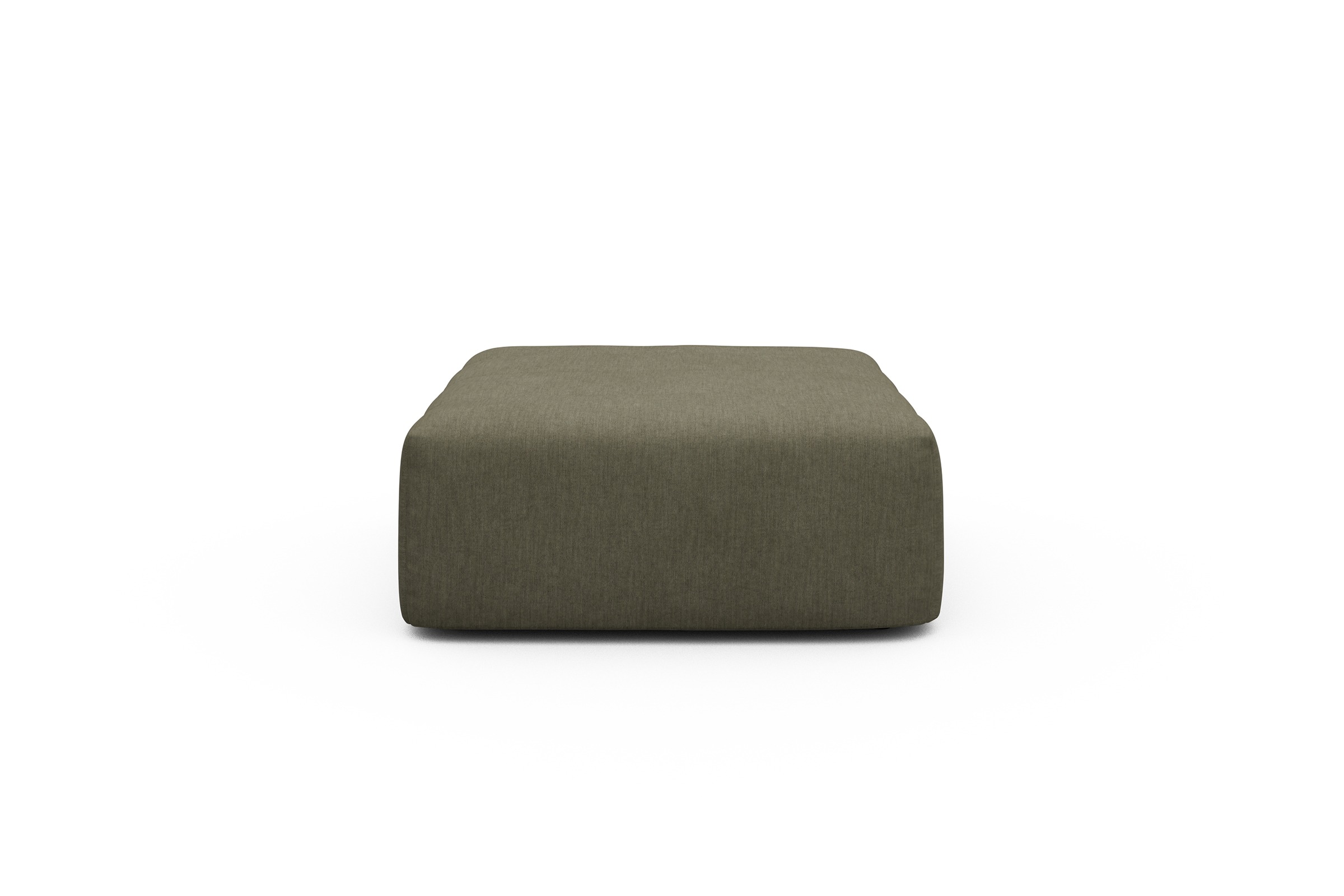 Sitzhocker Hugo Ottomane Vivus-Dusty-Olive