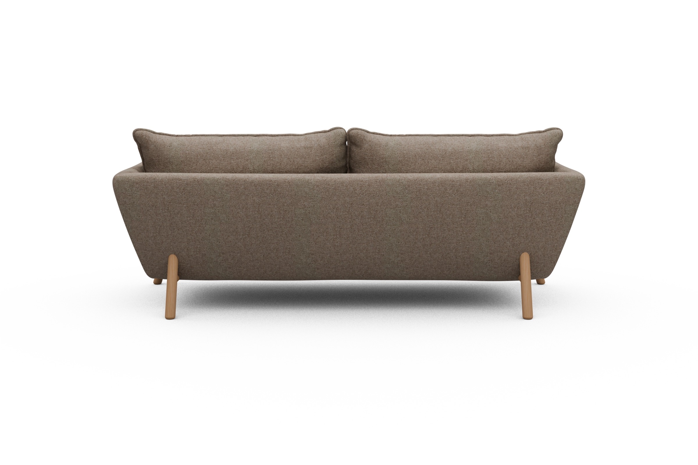 Sofa Emil PREMIUM 3-Sitzer Beinfarbe Eiche Natur Sama-Antelope
