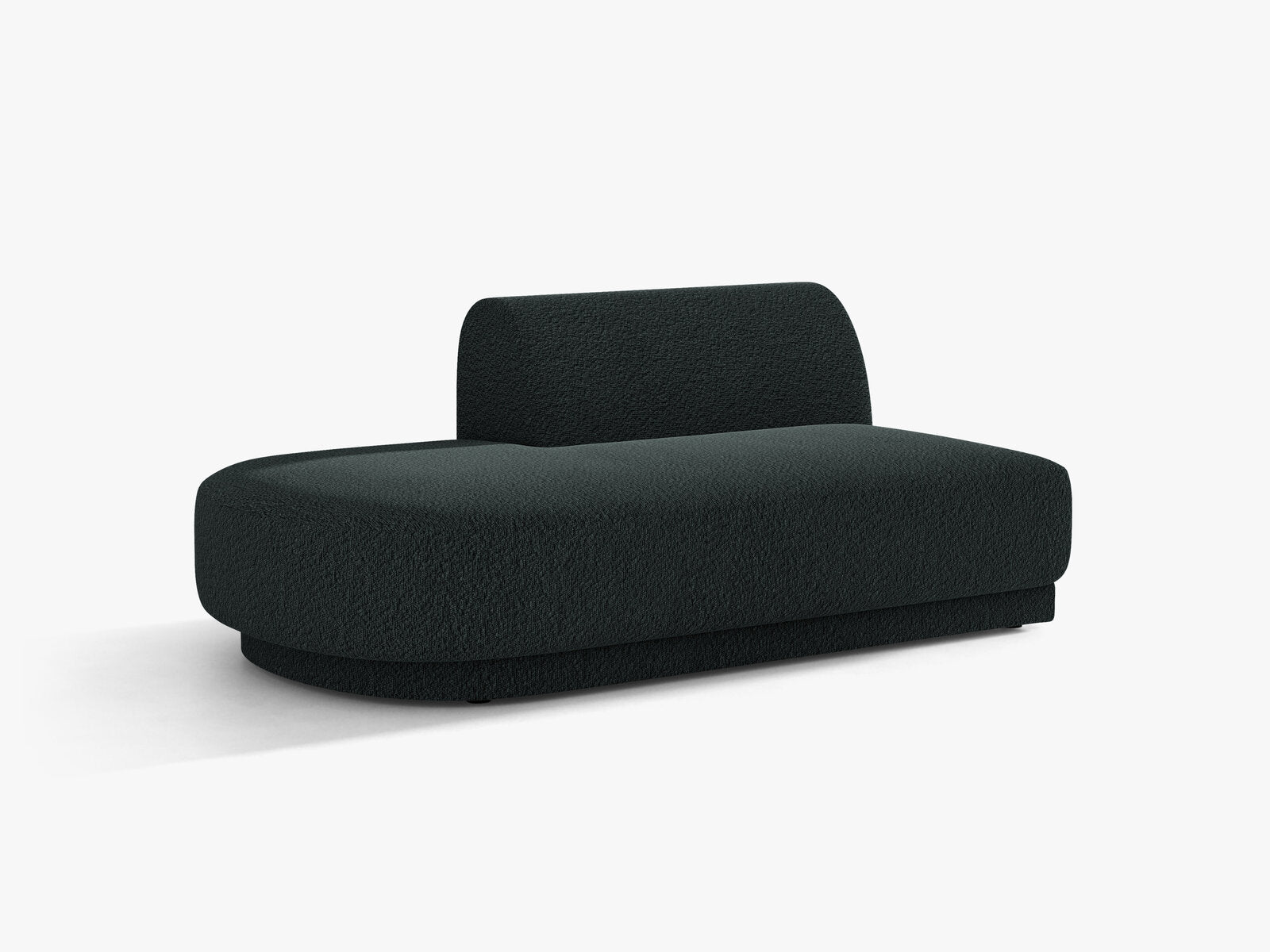 Micadoni 2-Sitzer Sitzmodul offen Miley Links Boucle Baloo Schwarz