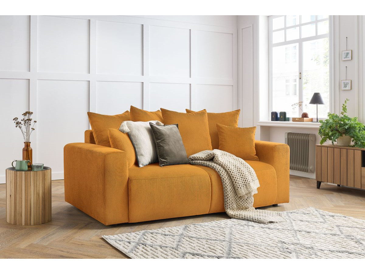 Bobochic Envy Sofa 2-Sitzer Cordsamt Gelb