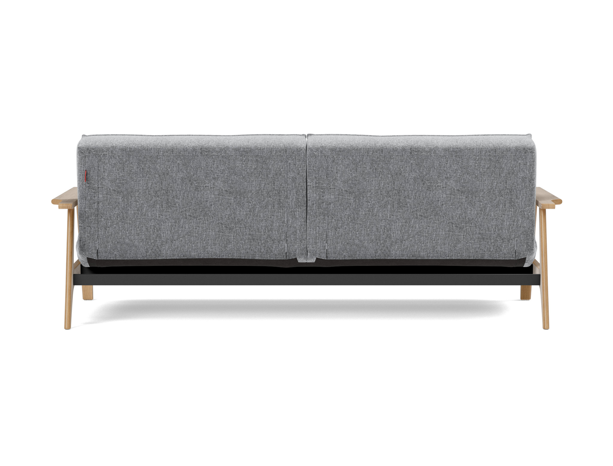 Schlafsofa Splitback Frej Strukturierter Stoff Twist 565-Granite