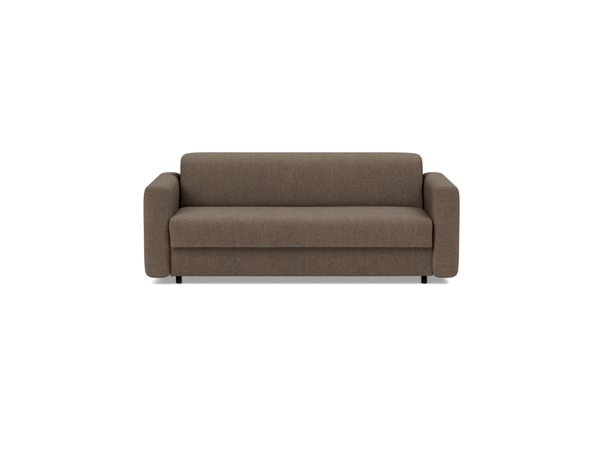 Schlafsofa Killian mit Memory-Matratze 140 Chenille Esina 411-Cedar-Brown