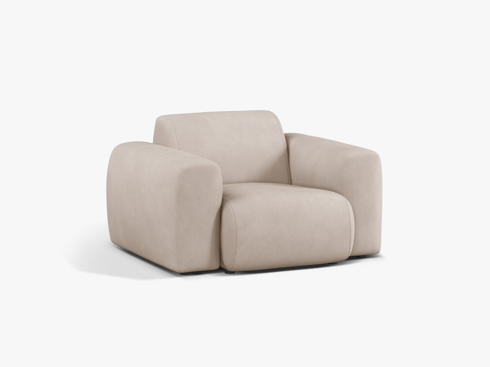 Micadoni Sessel Molino Strukturierter Stoff Rebel Beige