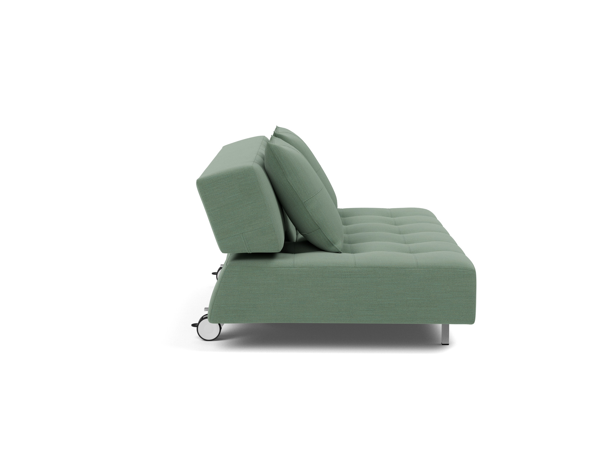 Schlafsofa Long Horn D.E.L. Flachgewebe Elegance 518-Green