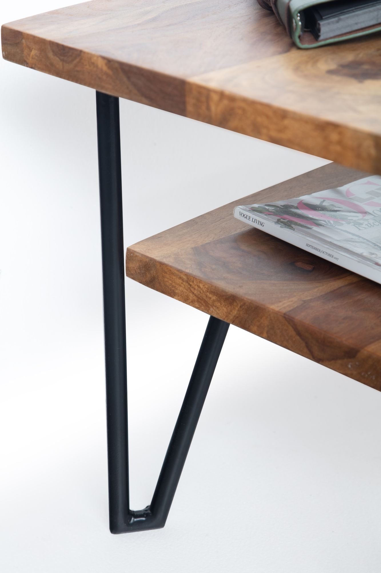 Couchtisch Austbo Sheesham Massivholz 90 × 50 × 40 cm