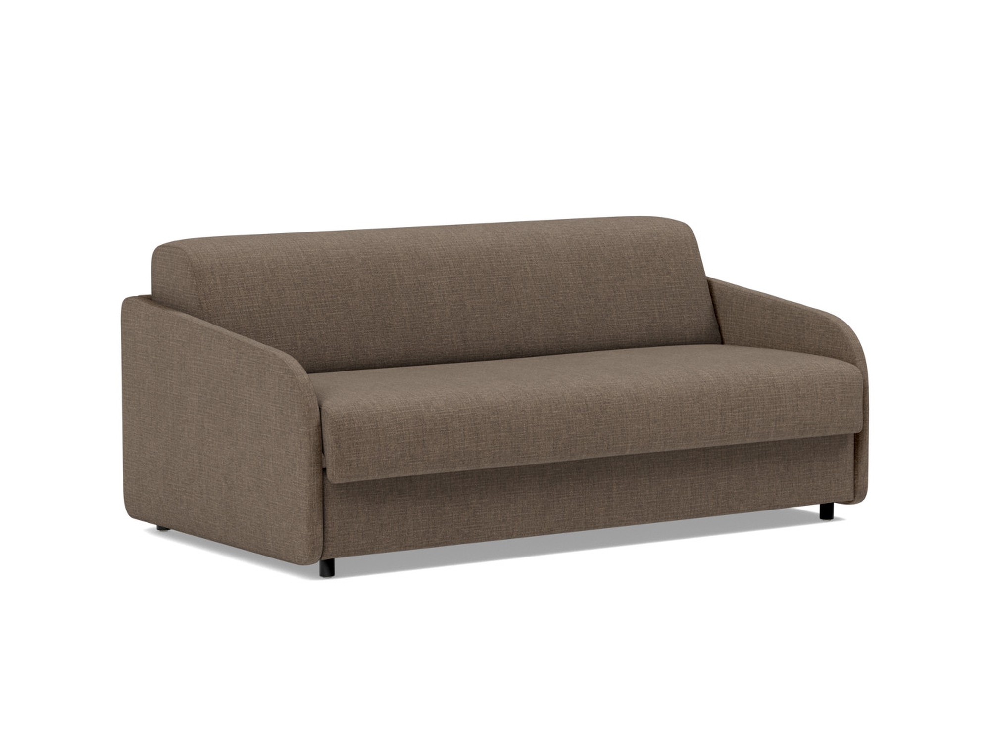 Schlafsofa Eivor mit Taschenfederkernmatratze 140 Chenille Esina 411-Cedar-Brown