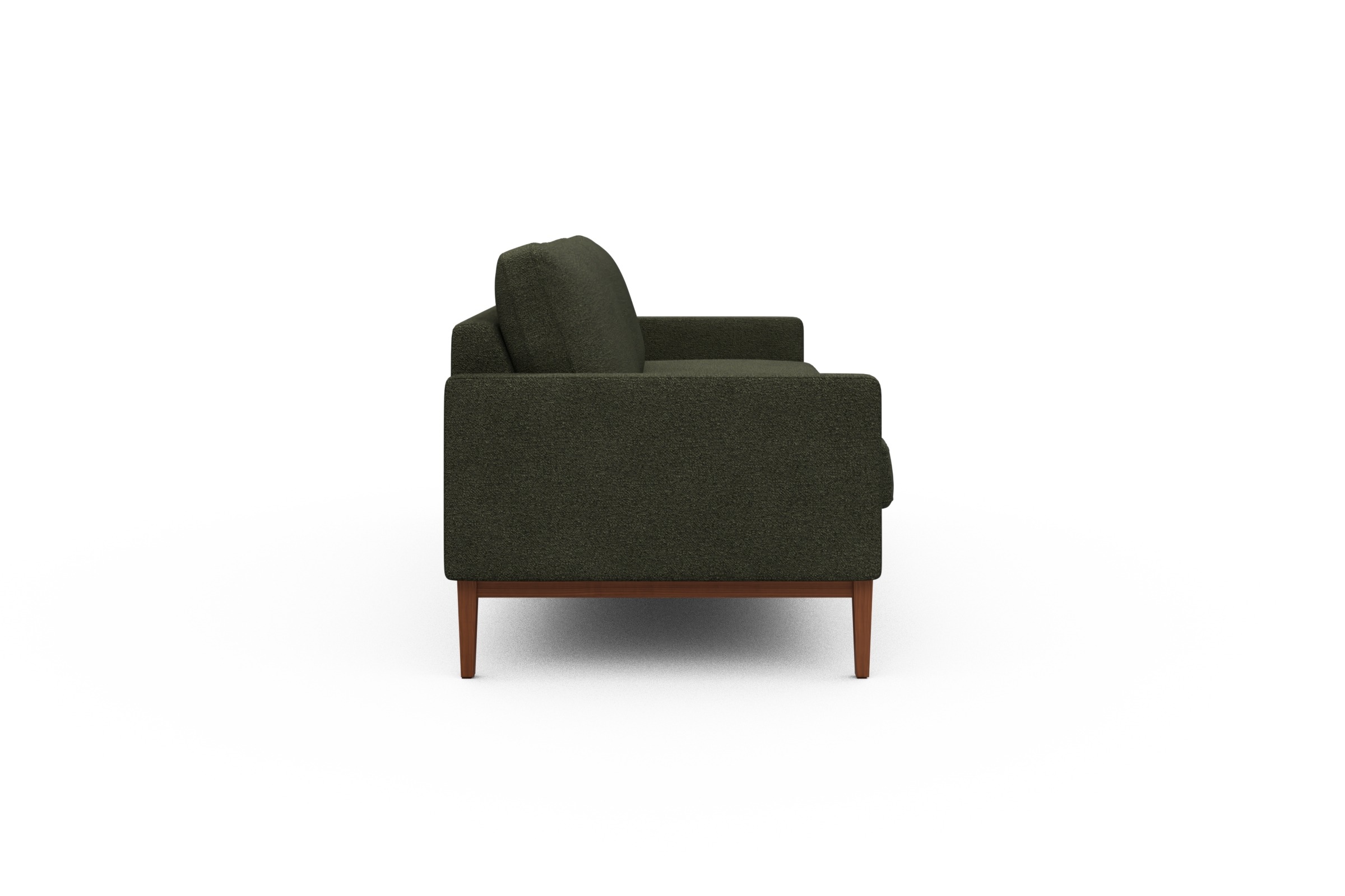 Sofa Bodo 3-Sitzer Boucle-Forest-Green