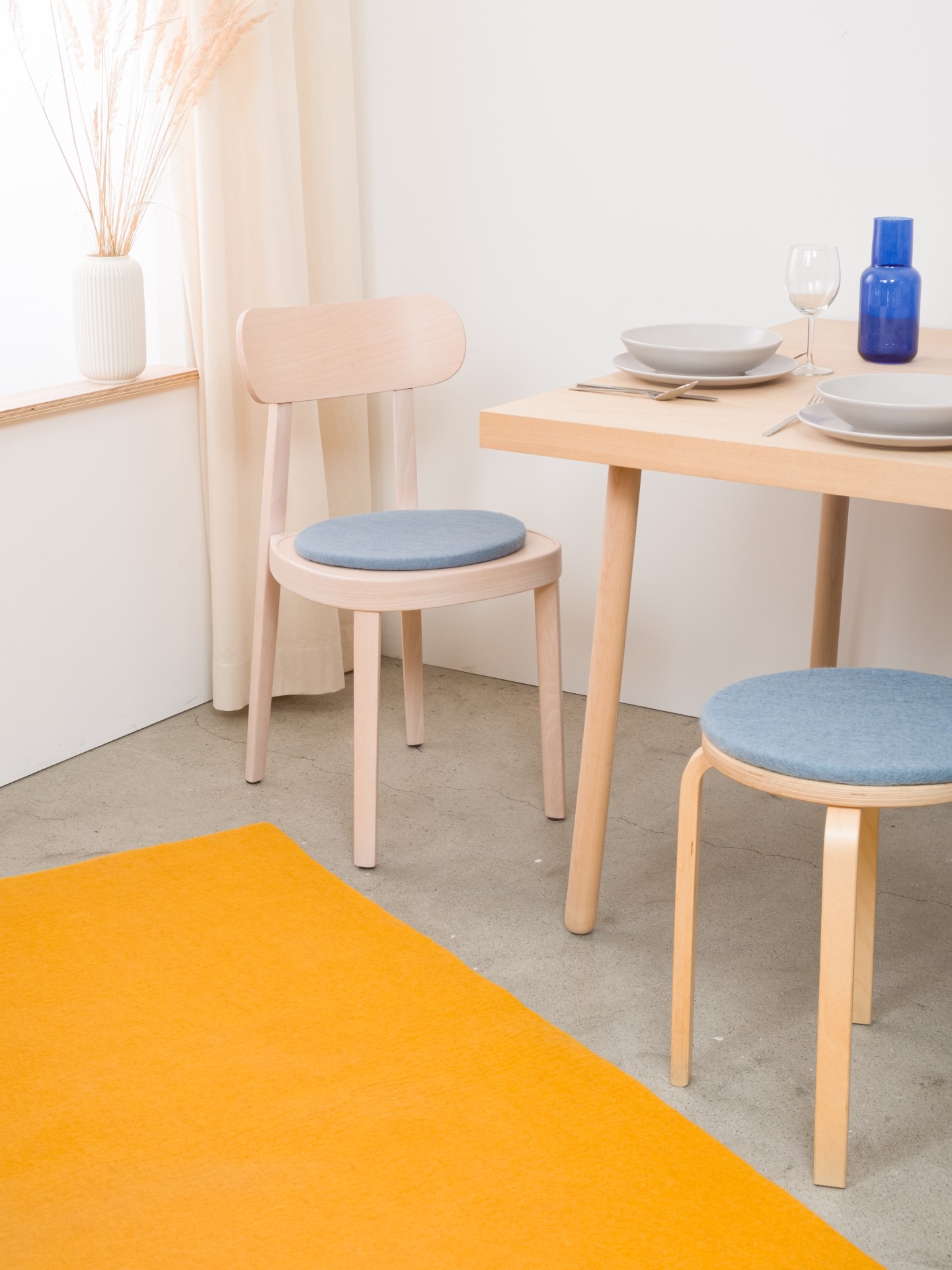 myfelt Mia - Flache Sitzauflage rund