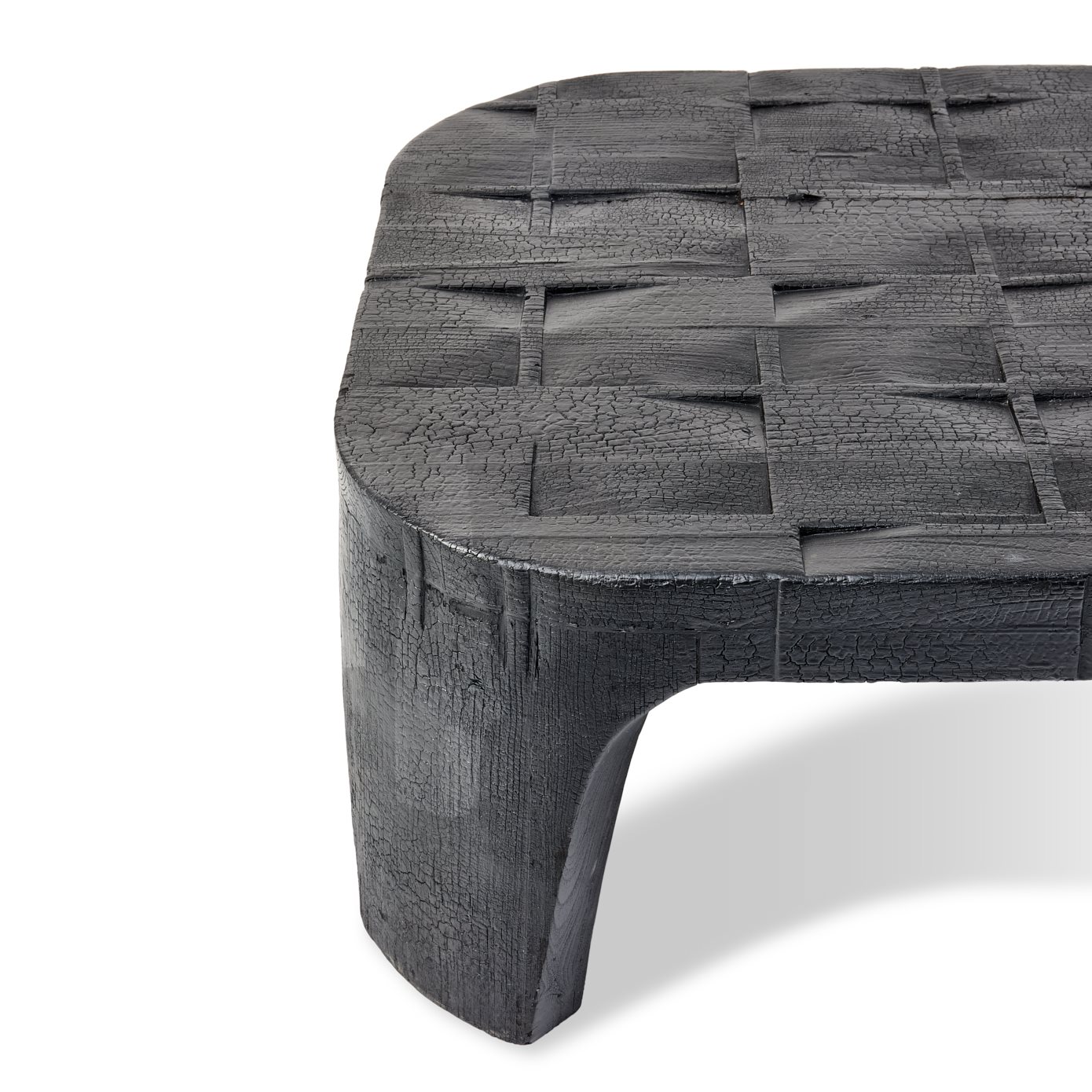 Jesper Home Kartano Gebrannter Schwarzer Couchtisch 160x80cm