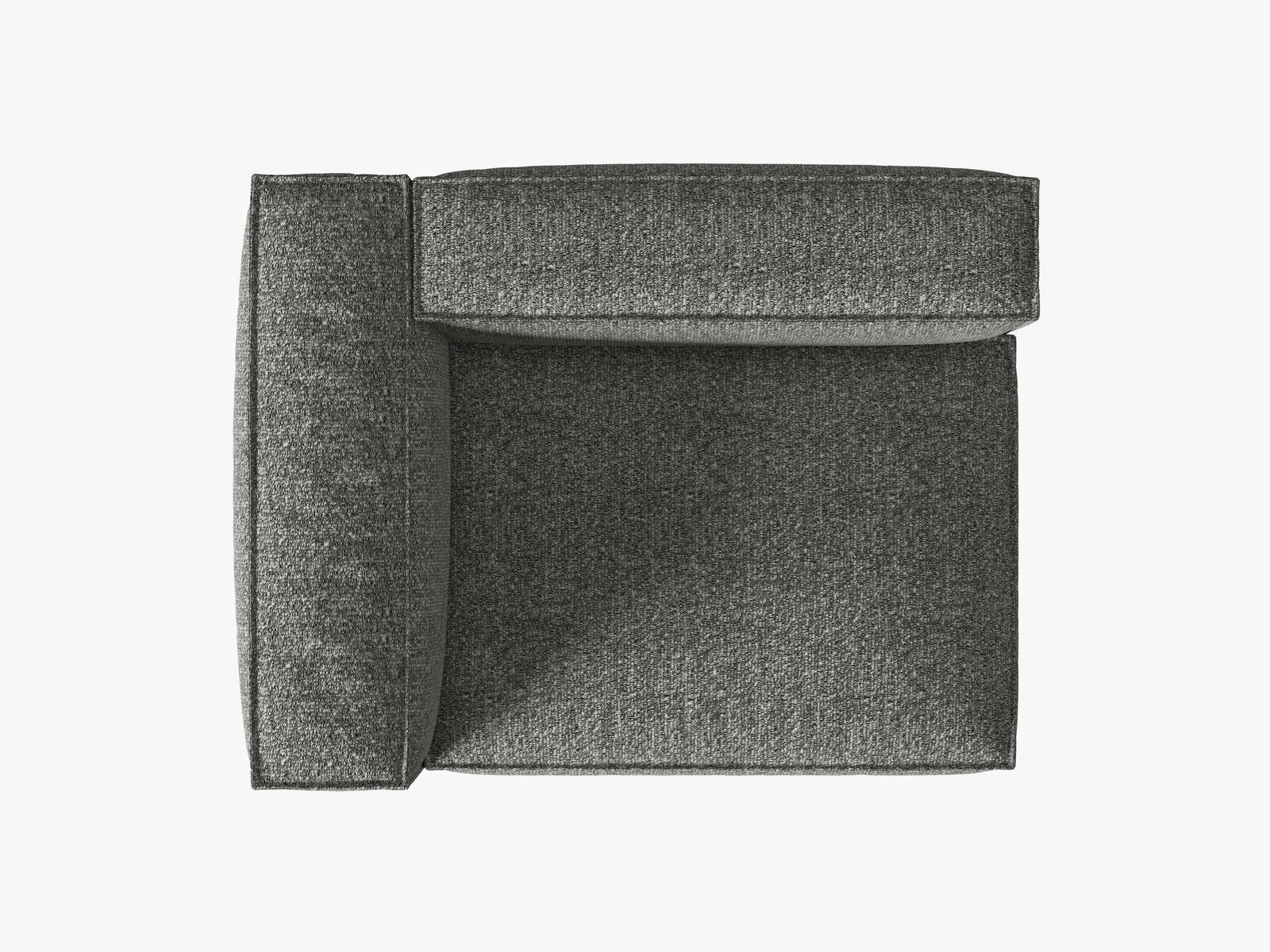 Micadoni Eckmodul Nuria 2-Sitzer Links Boucle Graphit