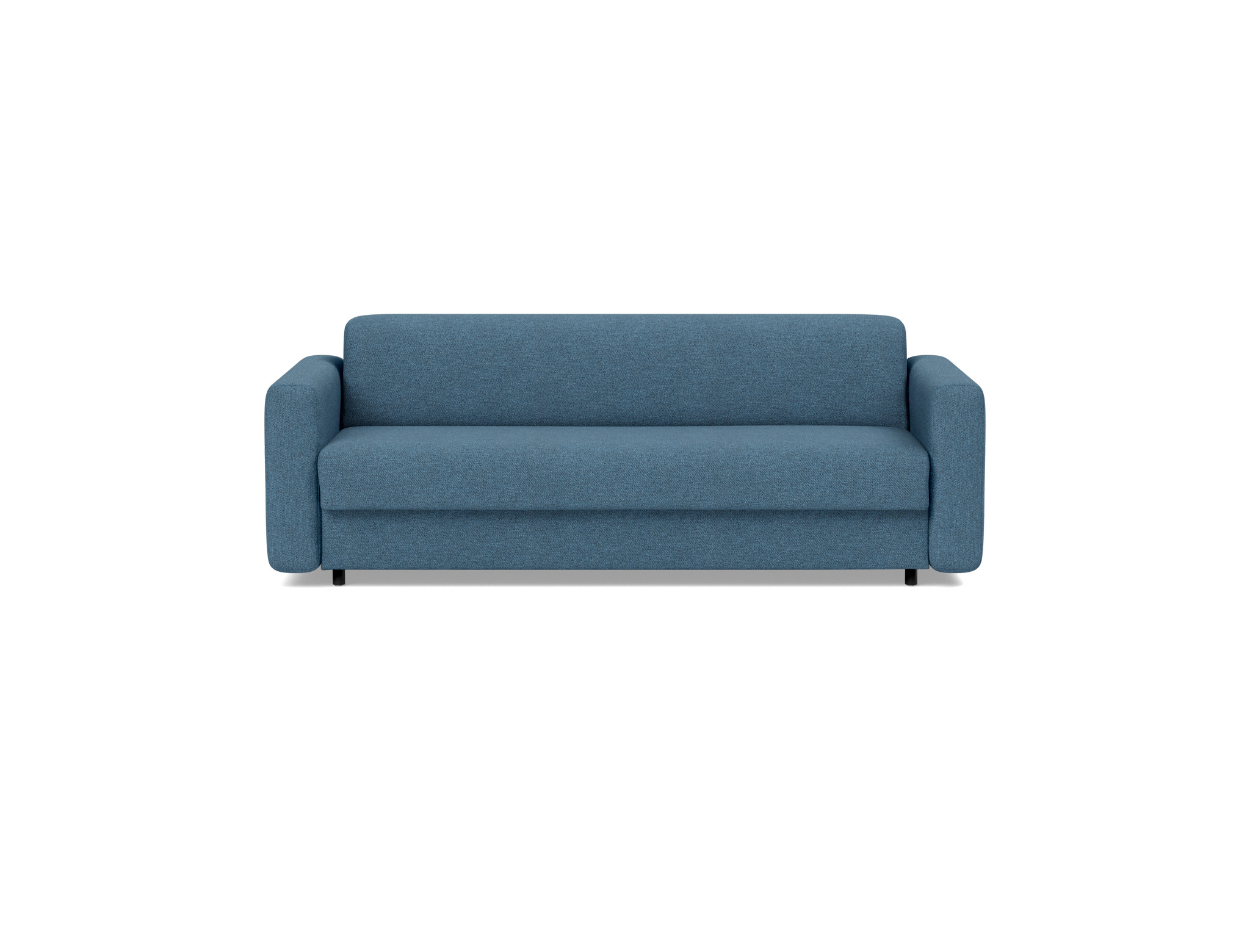 Schlafsofa Killian mit Memory-Matratze 160 Strukturierter Stoff Weda 302-Weda-Blue