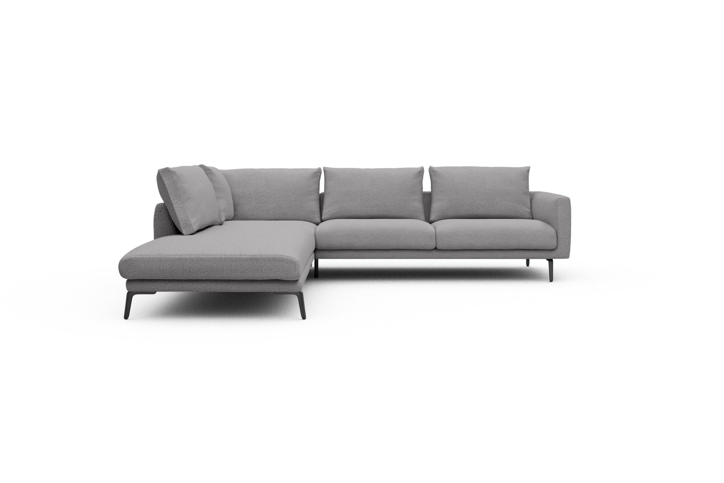 Skandi Home Ecksofa Karl Relax-Ecke links mit 2,5-Sitzer Sama-Grey moebelfaktor