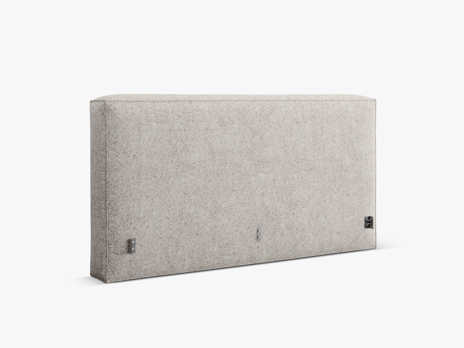 Micadoni Olivia Samtiger Kopfteil Strukturierter Stoff Puente Beige Melange 229x100