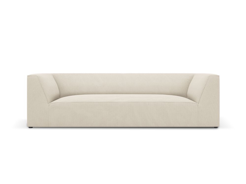Cosmopolitan Design Sofa Siena 3-Sitzer Kord Scala Helles Beige