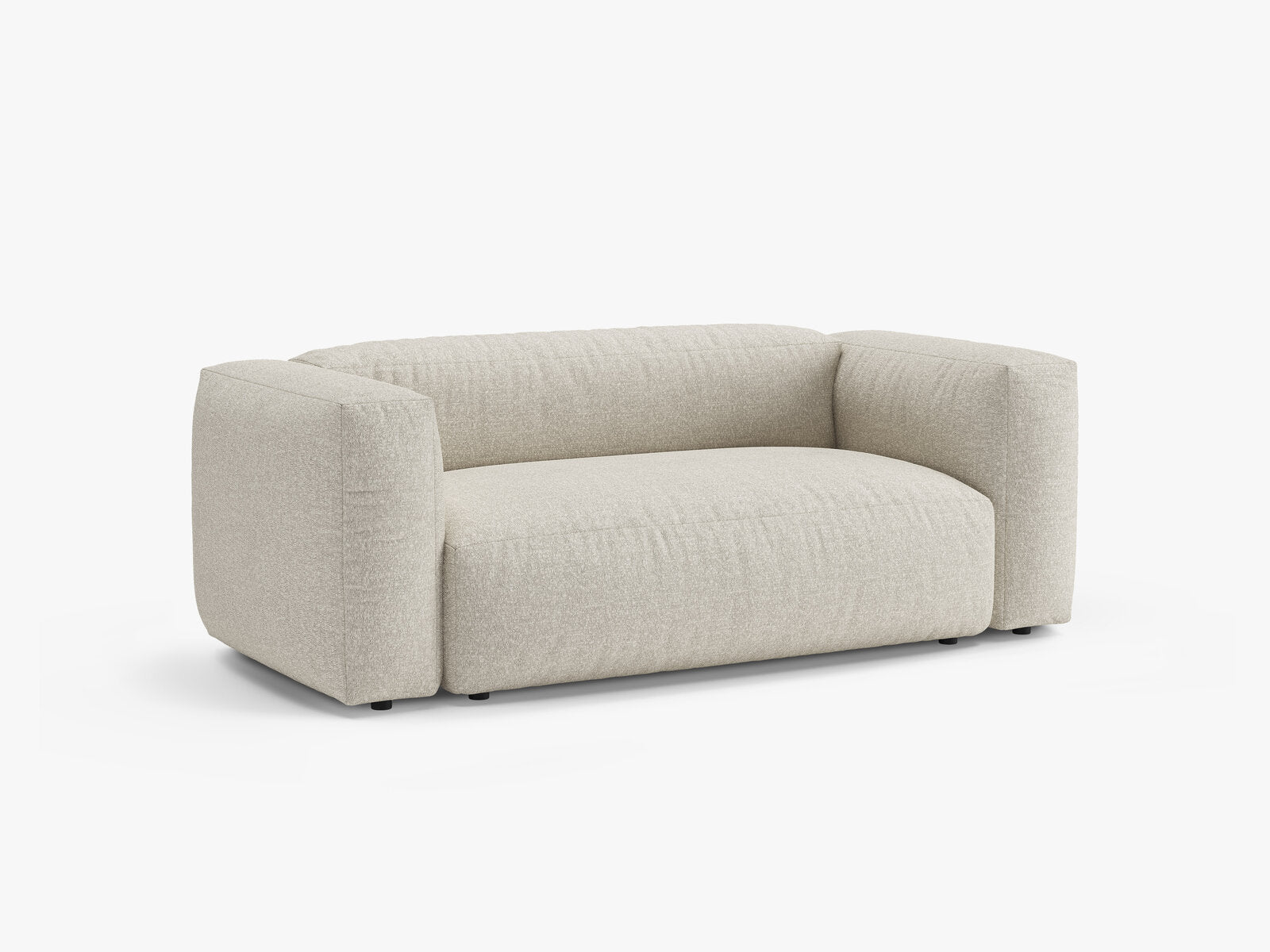 Micadoni Martina Sofa 2-Sitzer Boucle Monet Beige