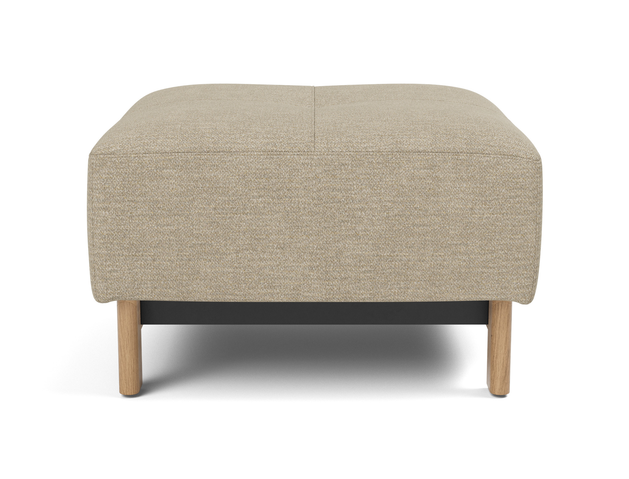Hocker Pyxis Strukturierter Stoff Taura 356-Sand