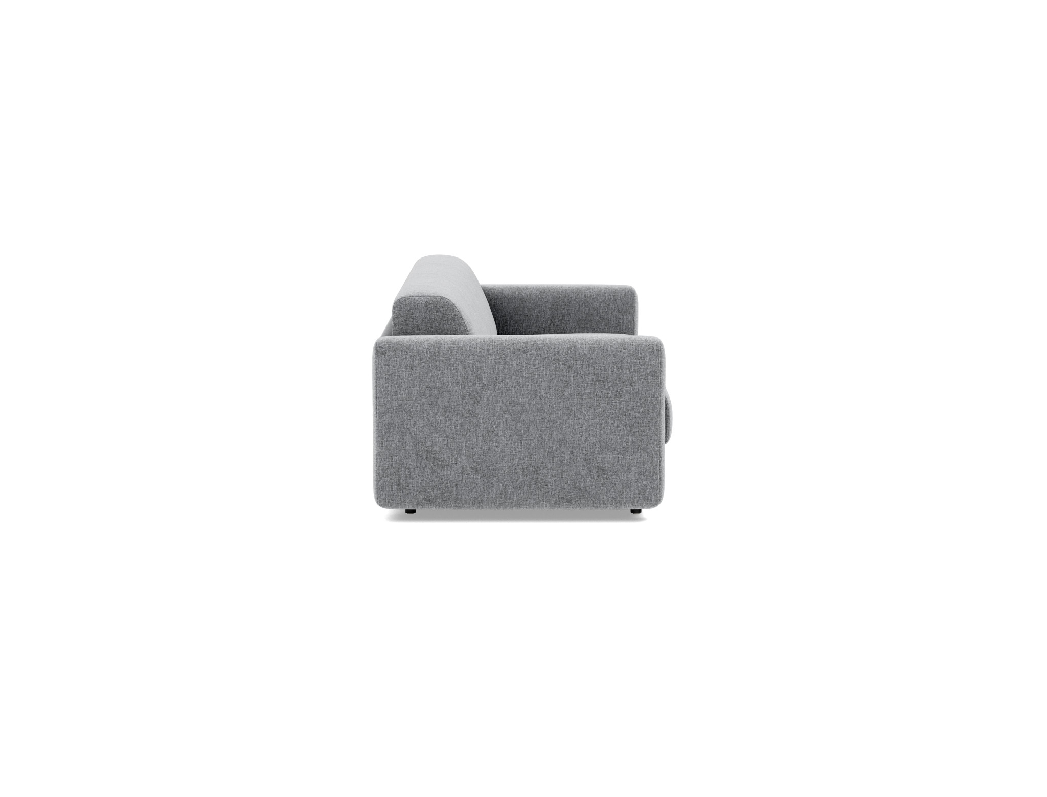 Schlafsofa Killian mit Taschenfederkernmatratze 160 Strukturierter Stoff Twist 565-Granite
