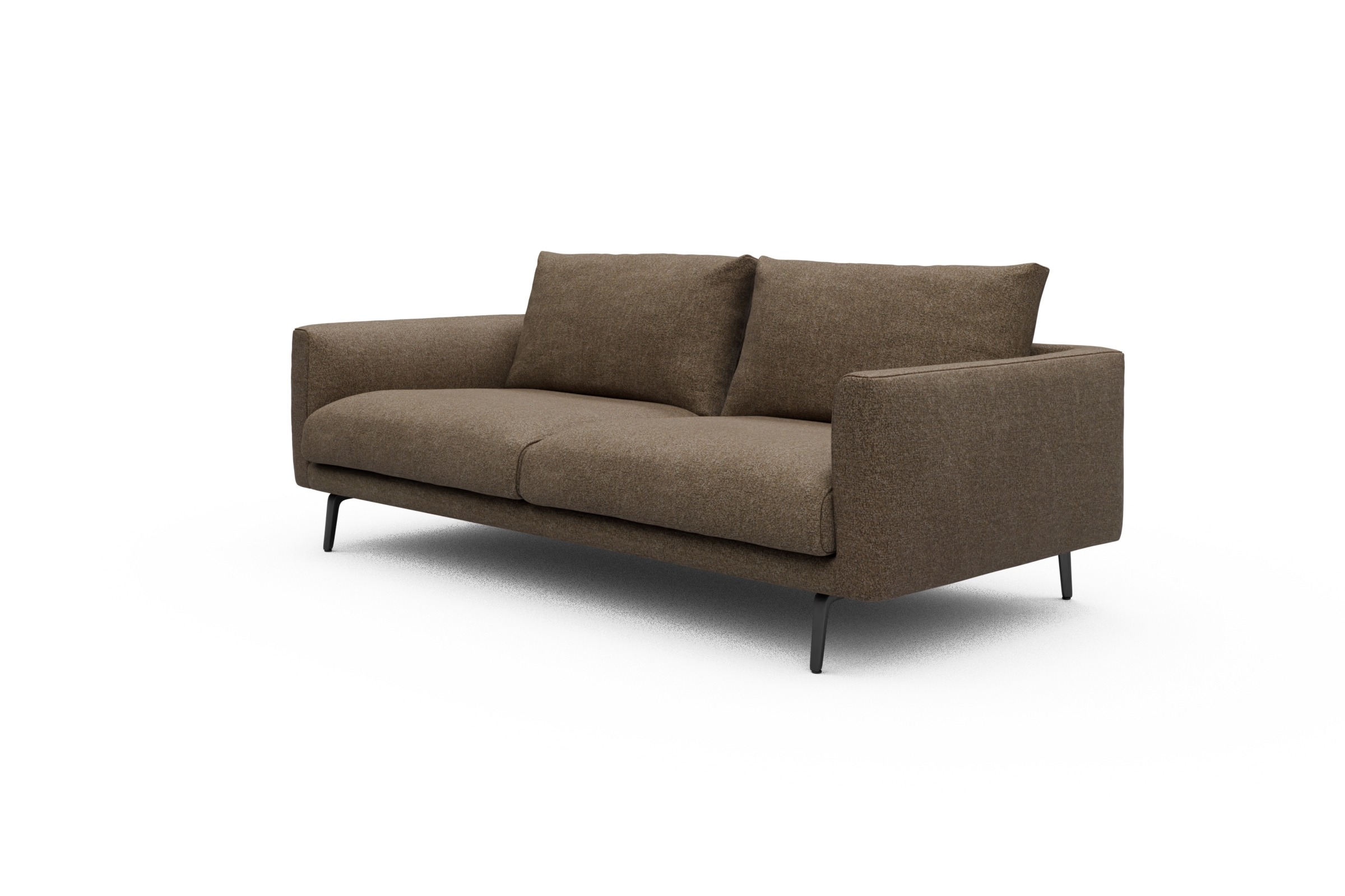 Sofa Karl 3-Sitzer Aivi-Khaki-Brown