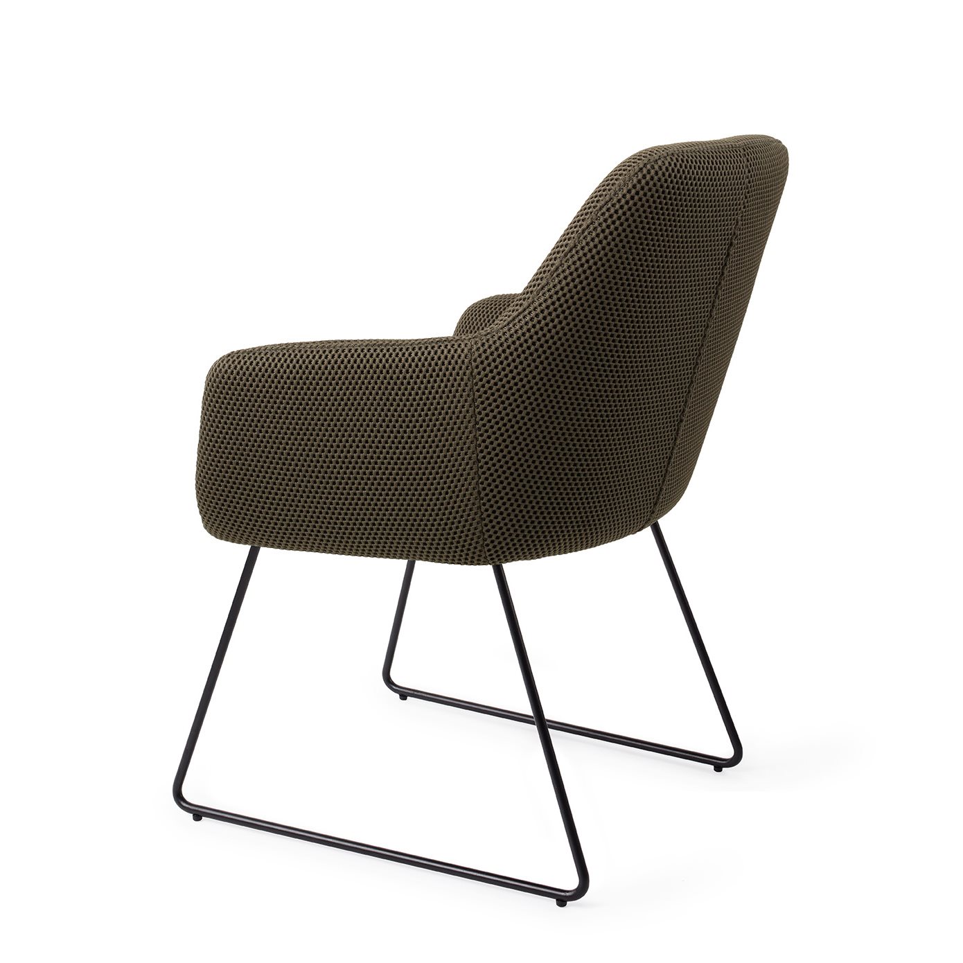Jesper Home Esszimmerstuhl Hiroo Jungle-Jewel Slide Schwarz