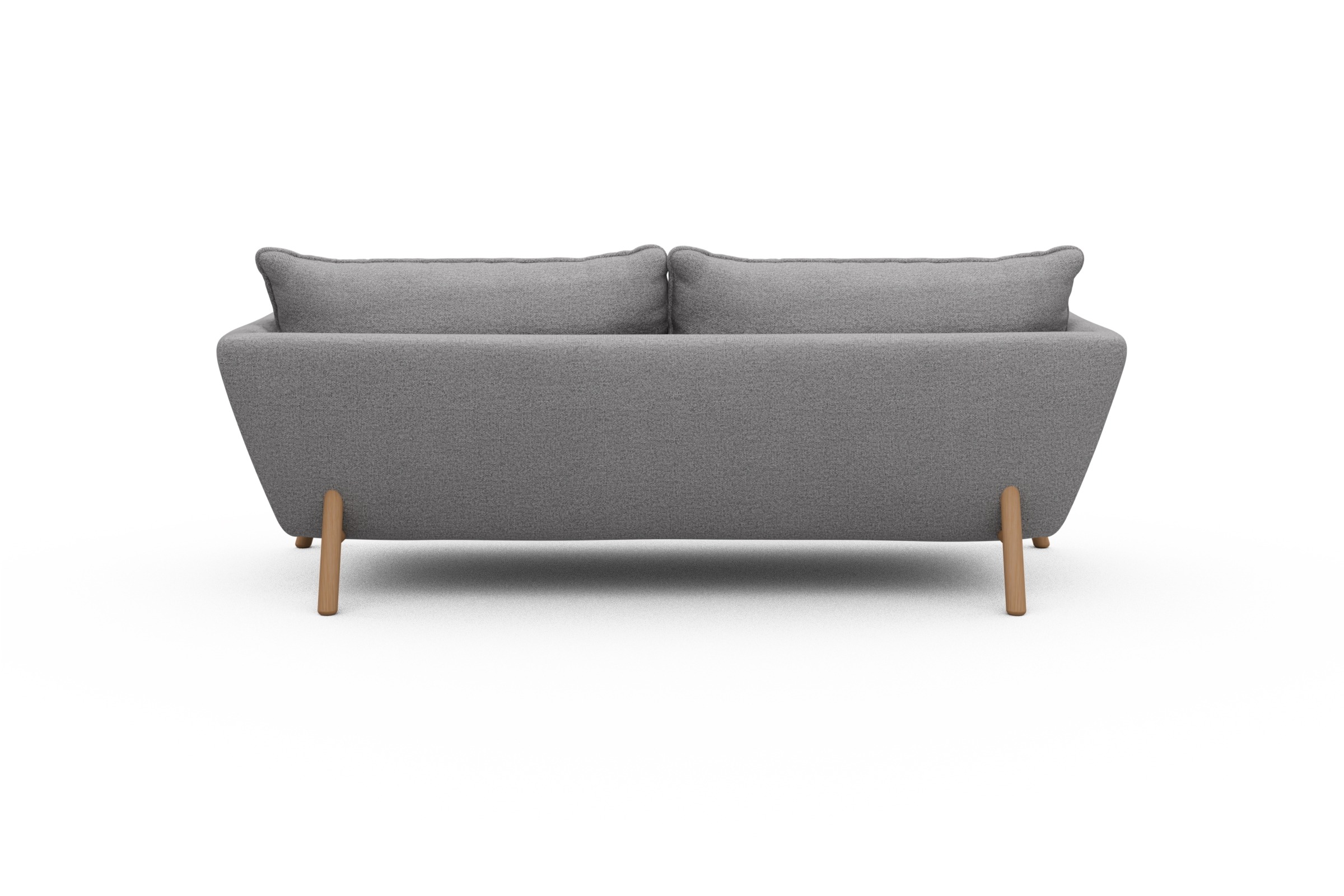 Sofa Emil PREMIUM 3-Sitzer Beinfarbe Eiche Natur Sama-Grey