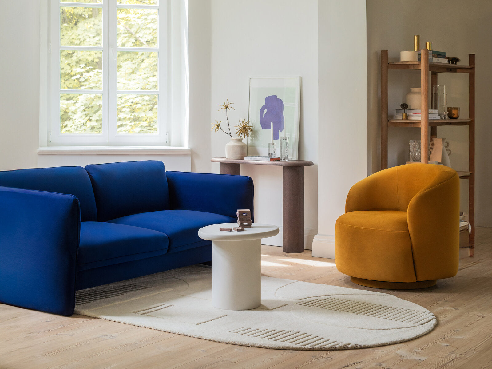 Micadoni Georgia Sofa 2-Sitzer Chenille SILENCIO Dunkelgrau