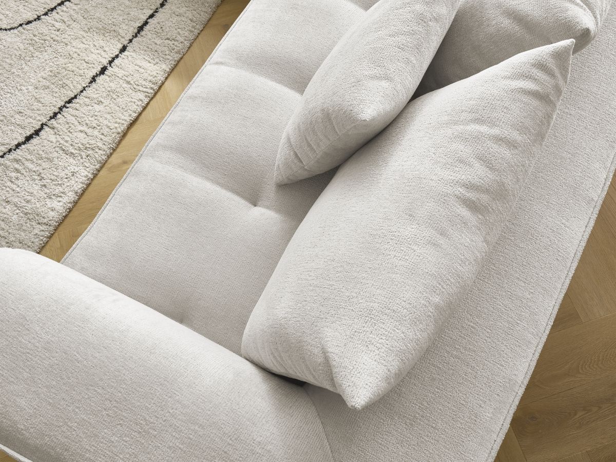 Bobochic Whesley Ecksofa Stoff Beige Ecke links