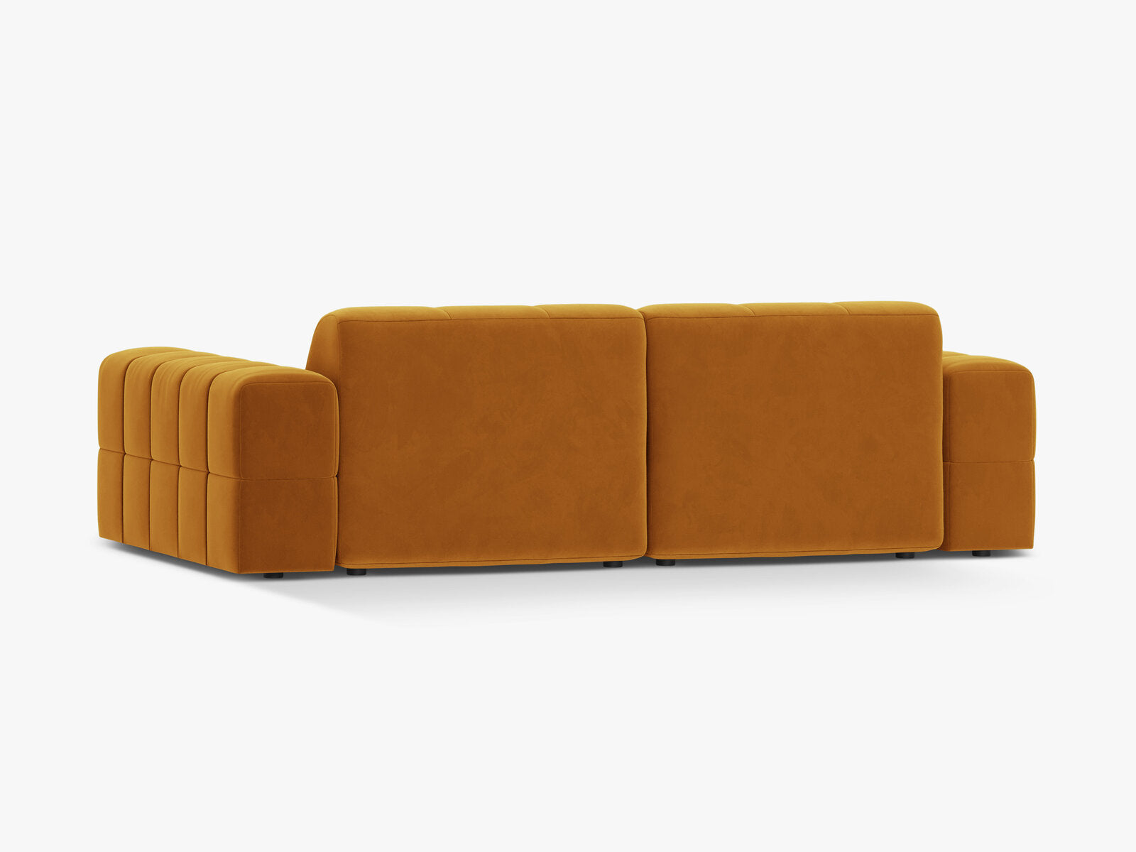 Micadoni Sofa Jennifer 3-Sitzer Samt Venus Gelb