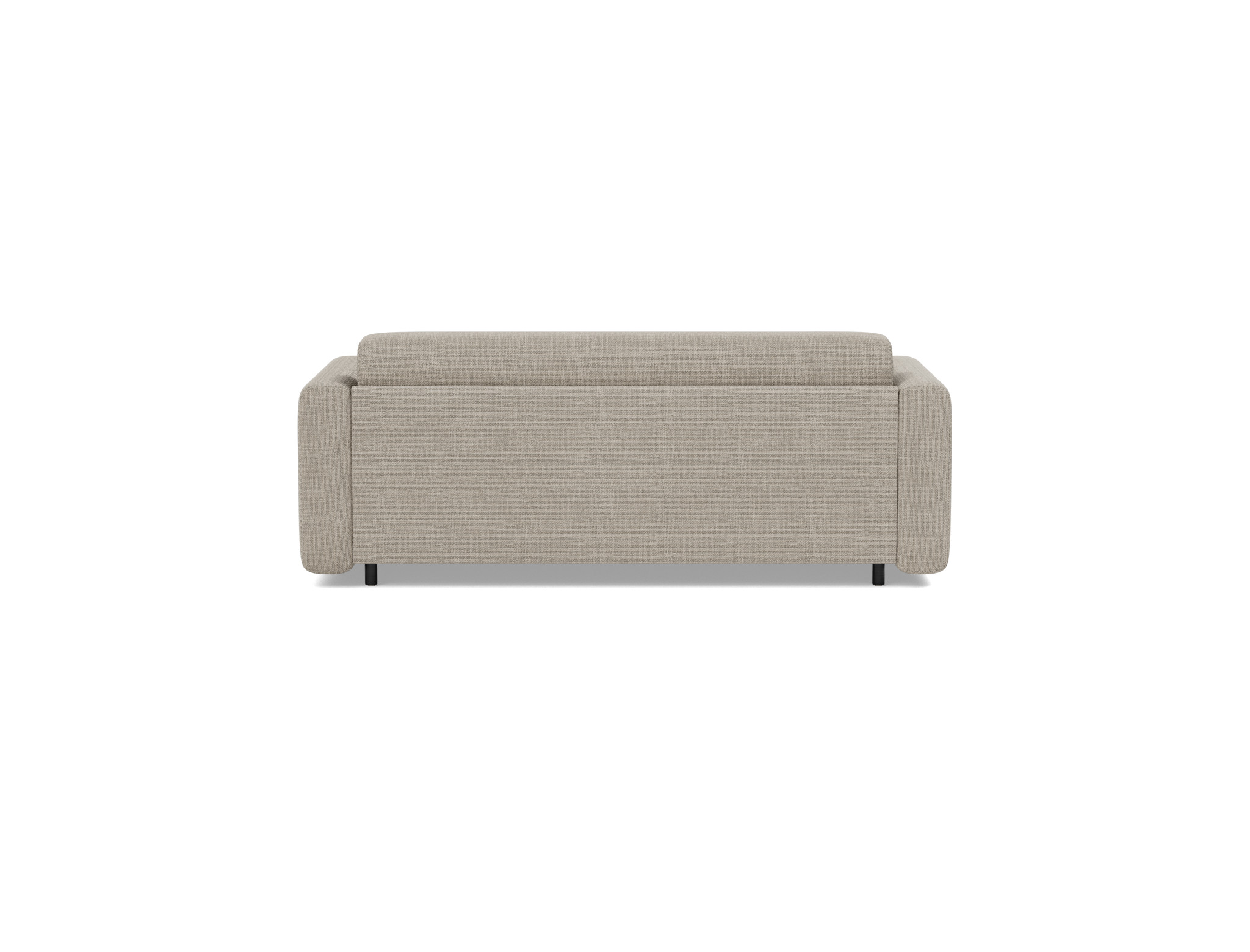 Schlafsofa Killian mit Taschenfederkernmatratze 140 Strukturierter Stoff Kenya 579-Gravel