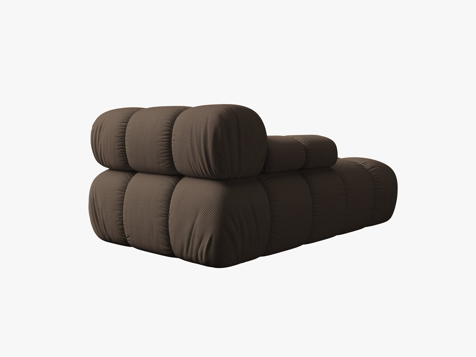 Micadoni Recamiere Bellis Links 3D-Stoff Sonic Braun