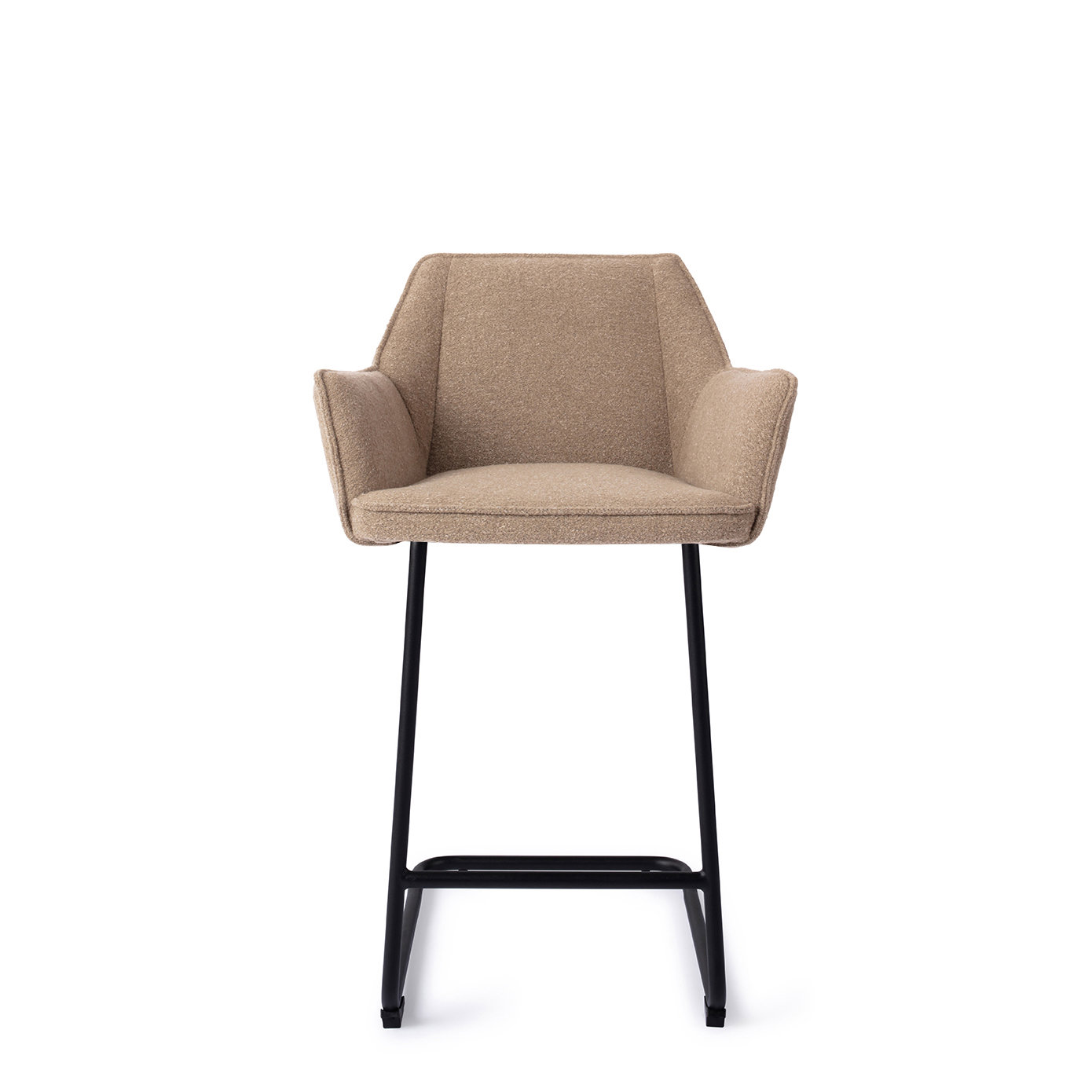 Jesper Home Barhocker Tome Great Greige Arch Schwarz Tresenhöhe 65 cm