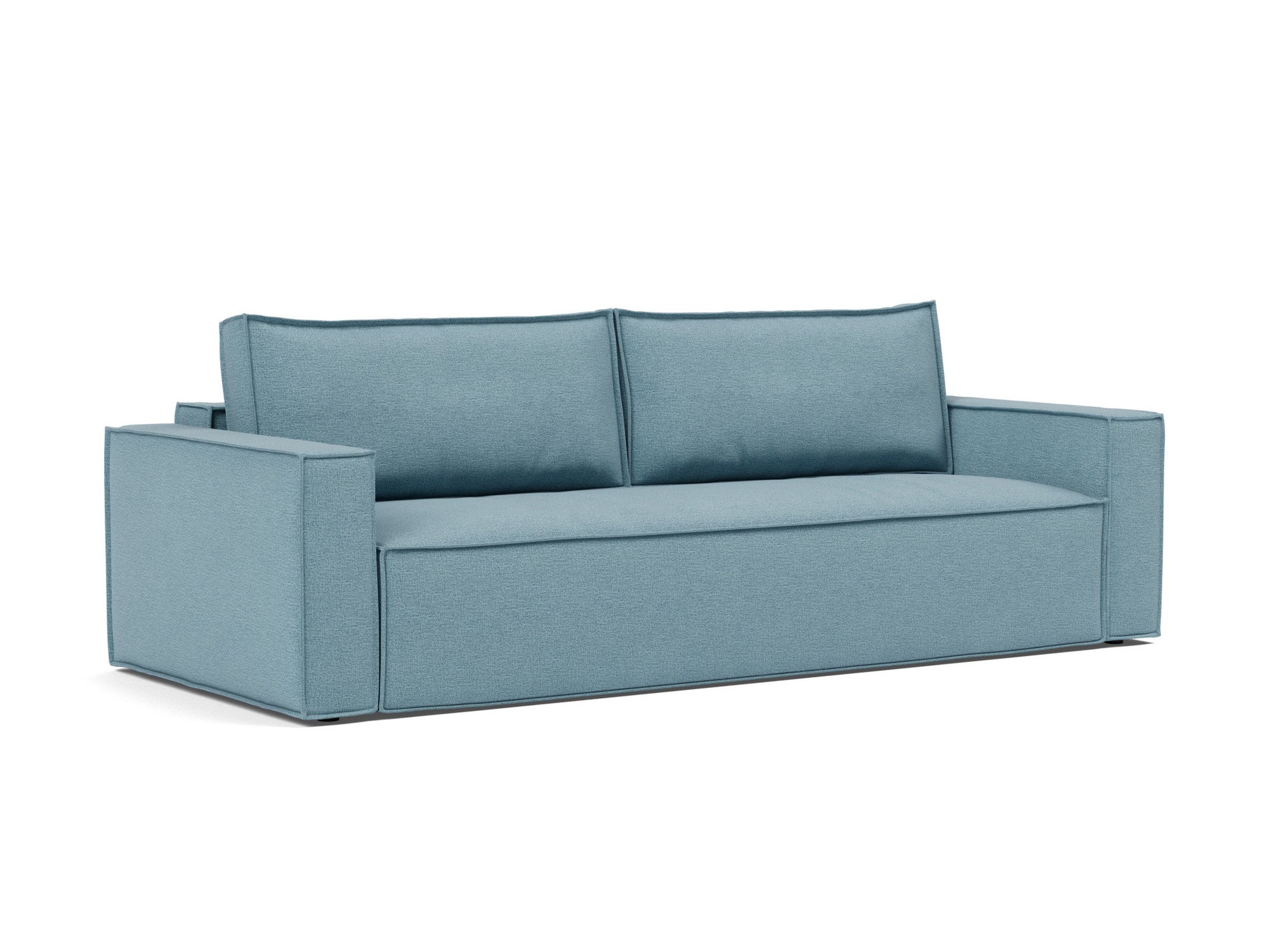 Schlafsofa Newilla Flachgewebe Mixed Dance 525-Light-Blue