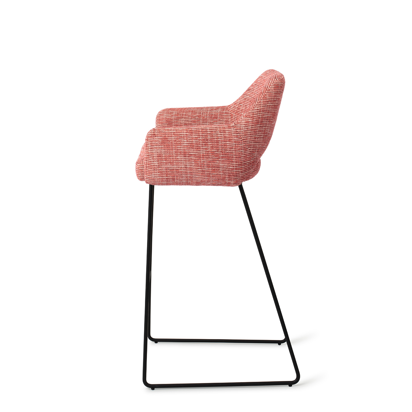 Jesper Home Barhocker Yanai Berry Bars Slide Schwarz Barhöhe 75 cm