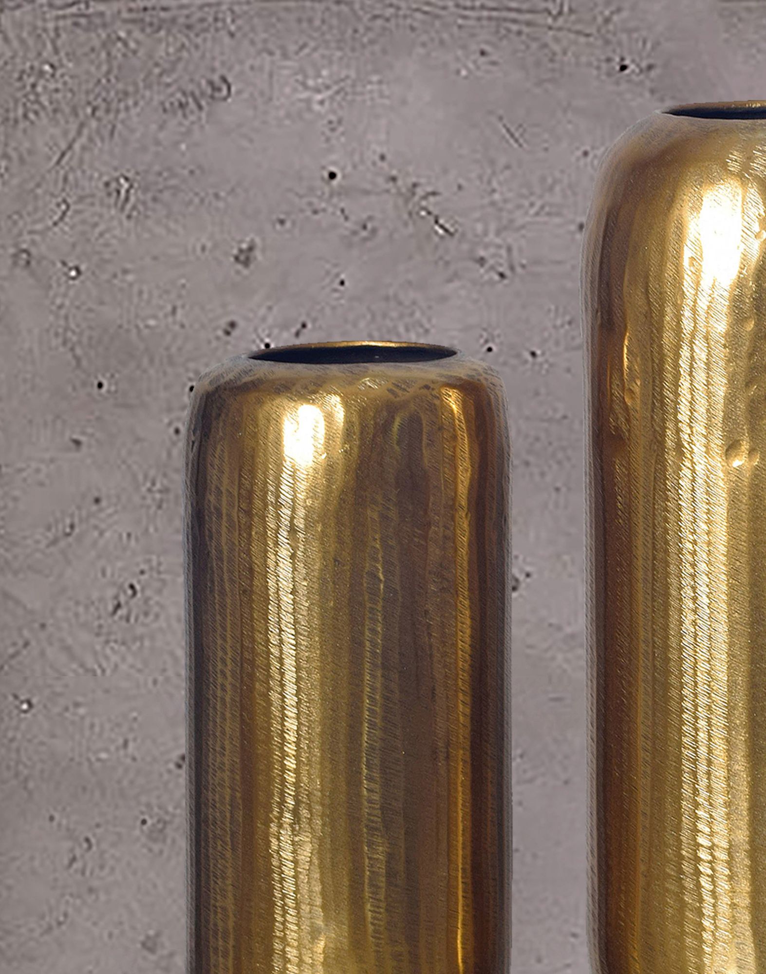 Tischvase Hovag Aluminium Gold Ø 16 cm