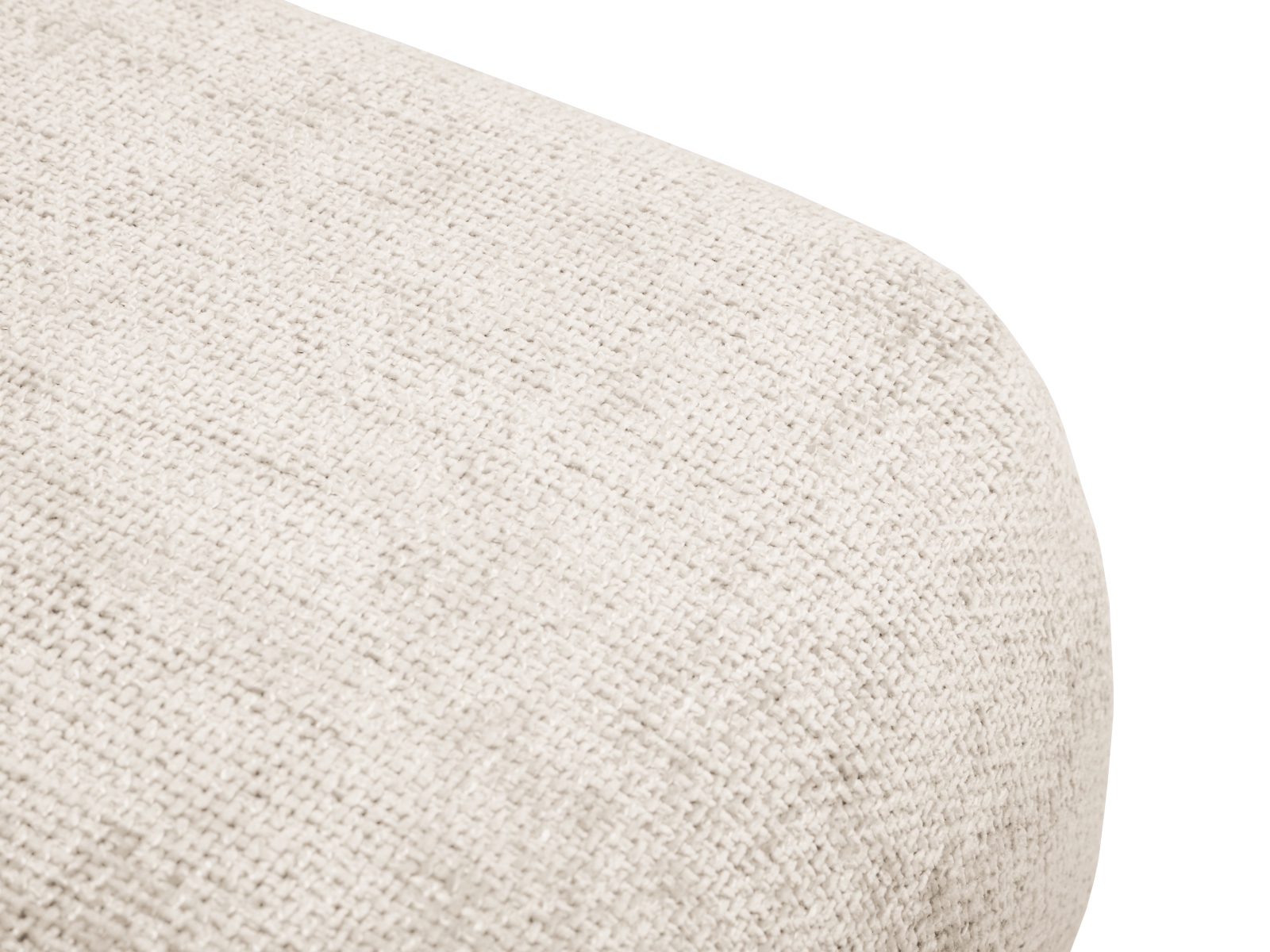 Cosmopolitan Design Pouf Matera Chenille Eden Helles Beige