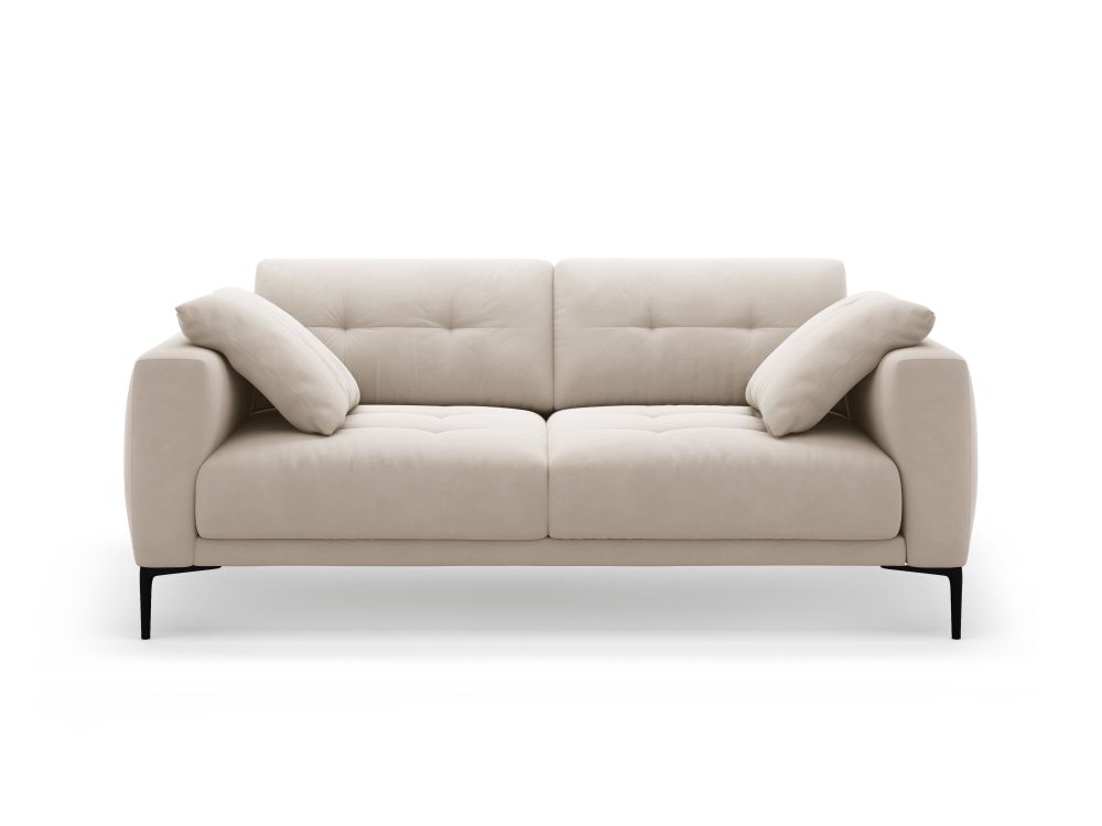Cosmopolitan Design Sofa Lazio 3-Sitzer Samt Salvador Beige