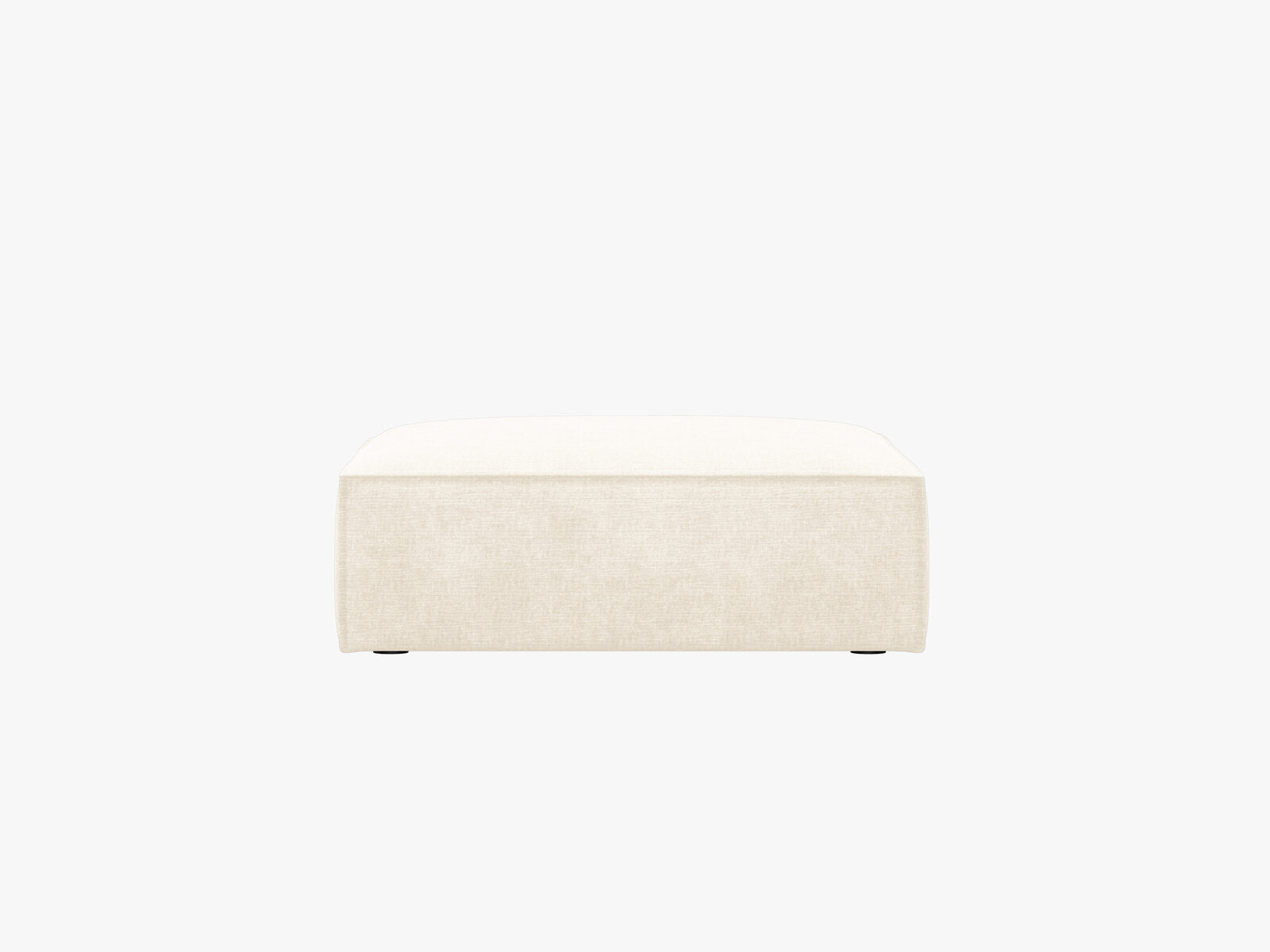 Micadoni Hocker Kaelle 1-Sitzer Chenille Over The Horizon Helles Beige