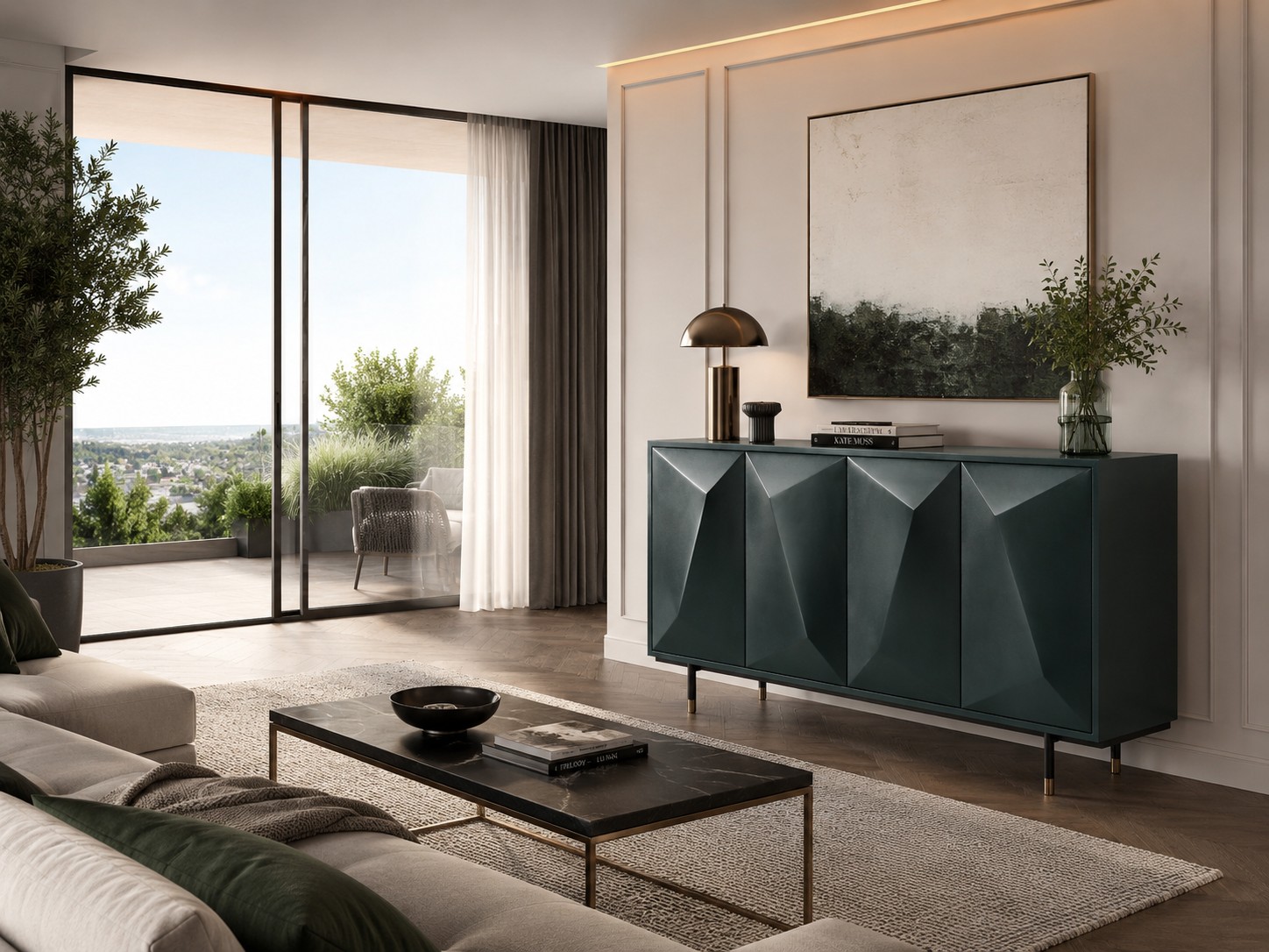 Livin Hill Sideboard Stilig Perlgrün