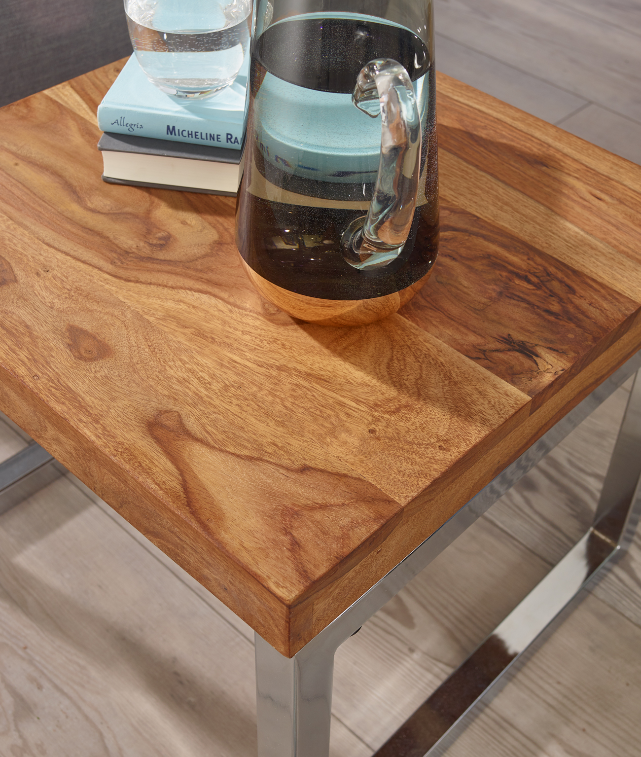 Beistelltisch Alta Sheesham Massivholz 45 × 45 × 40 cm