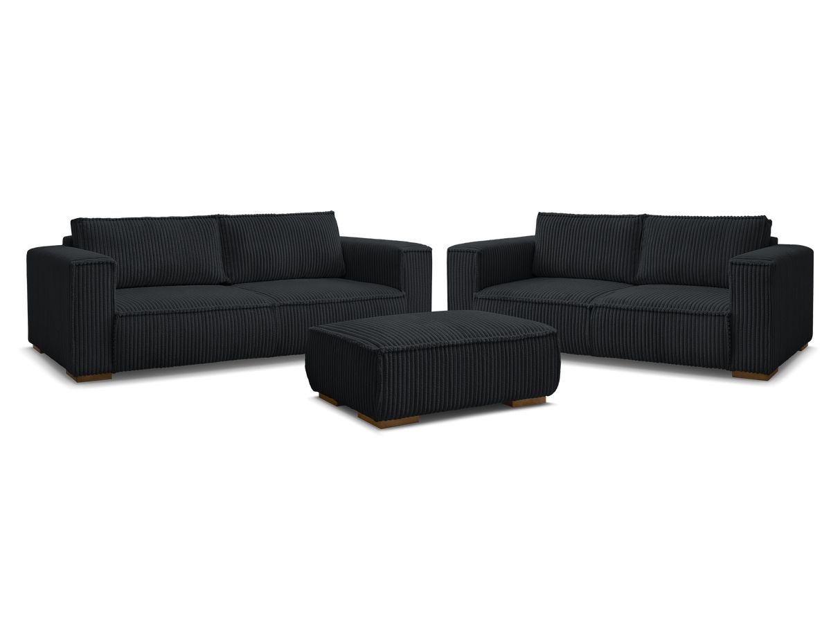 Bobochic Chelsea Sofa 6-Sitzer mit Pouf