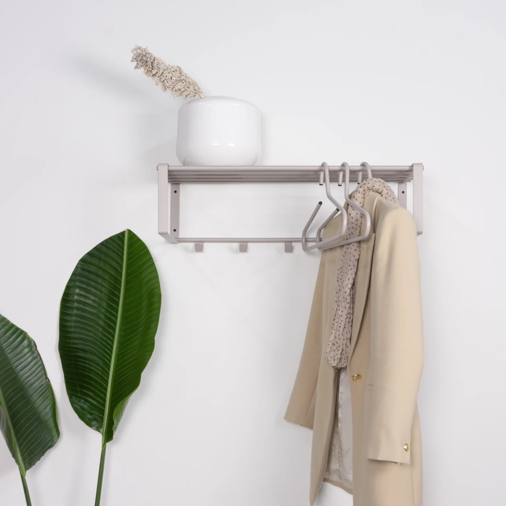 Spinder Design Wandgarderobe Rex 2 Silky Taupe