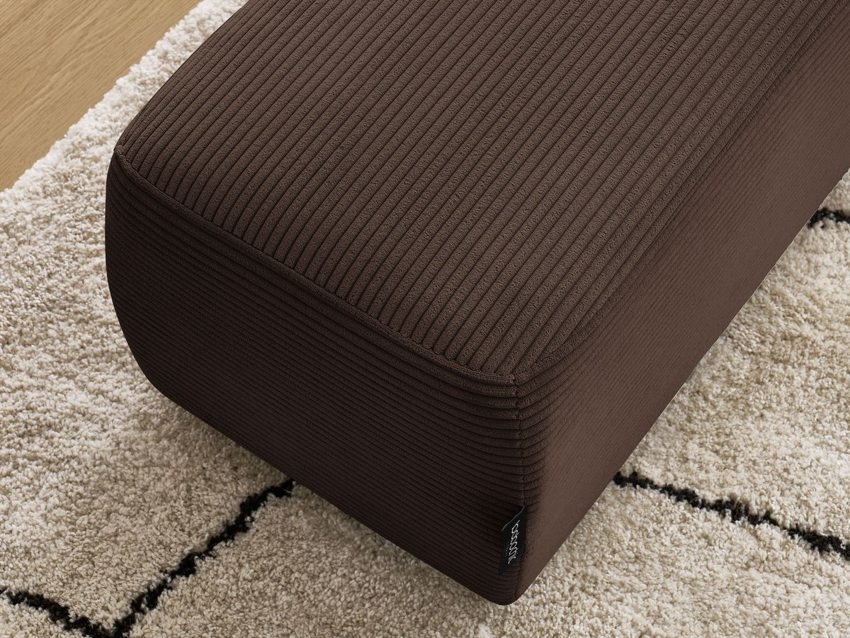 Bobochic Atilla Pouf Cordsamt Braun