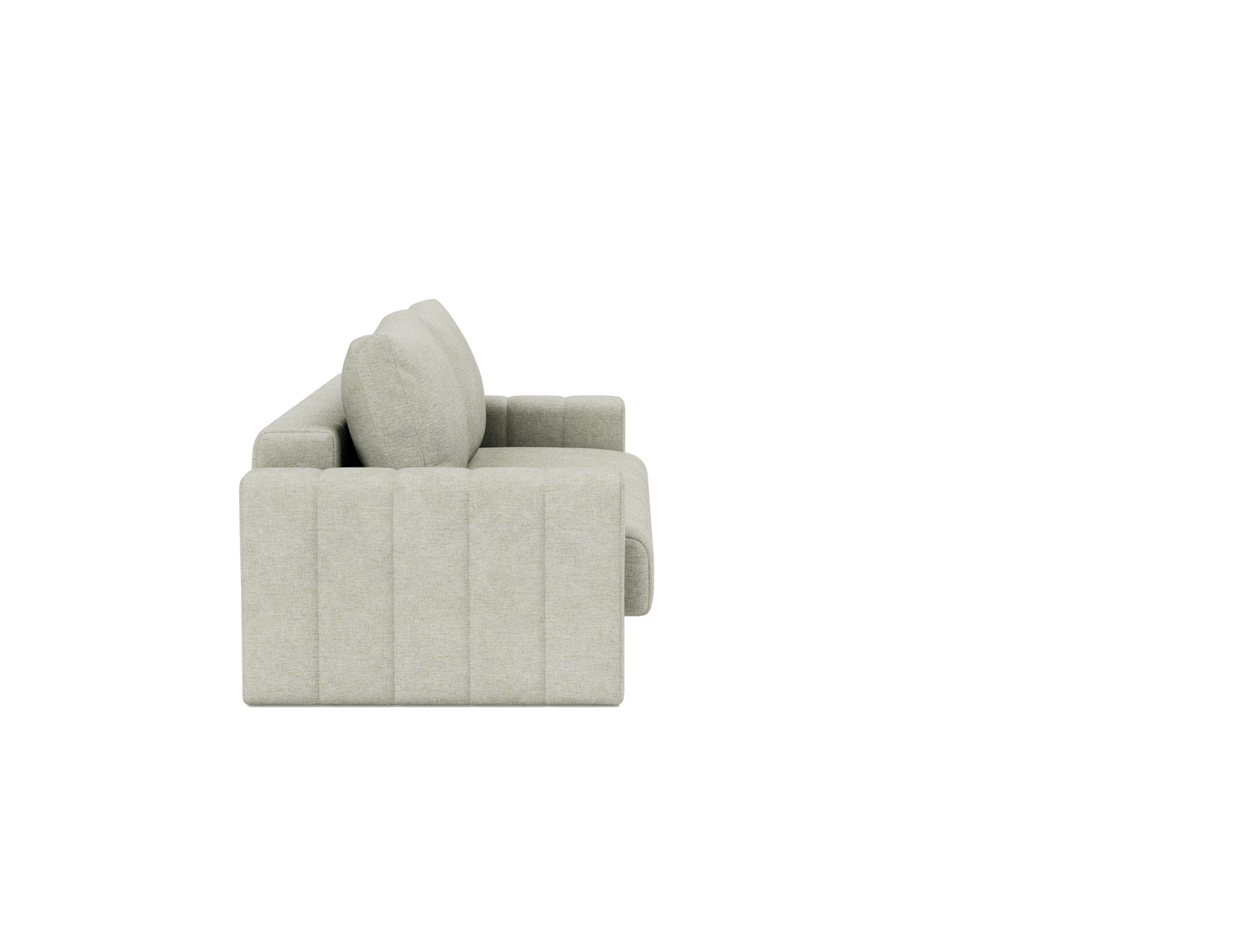 Schlafsofa Akello mit Armlehnen Flachgewebe Avella 280-Sand