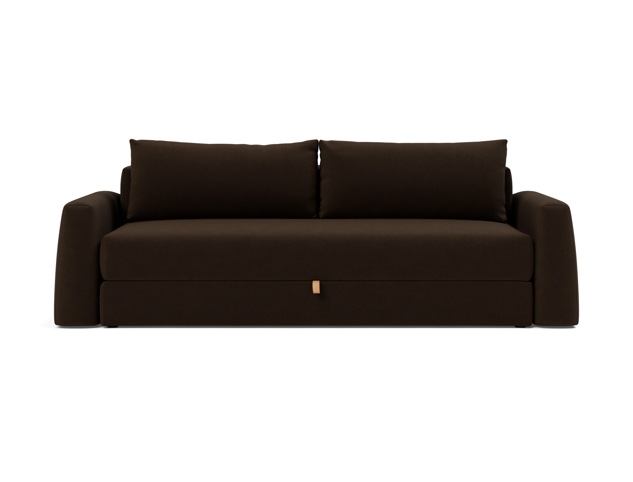 Schlafsofa Cone Strukturierter Stoff Taura 358-Chocco