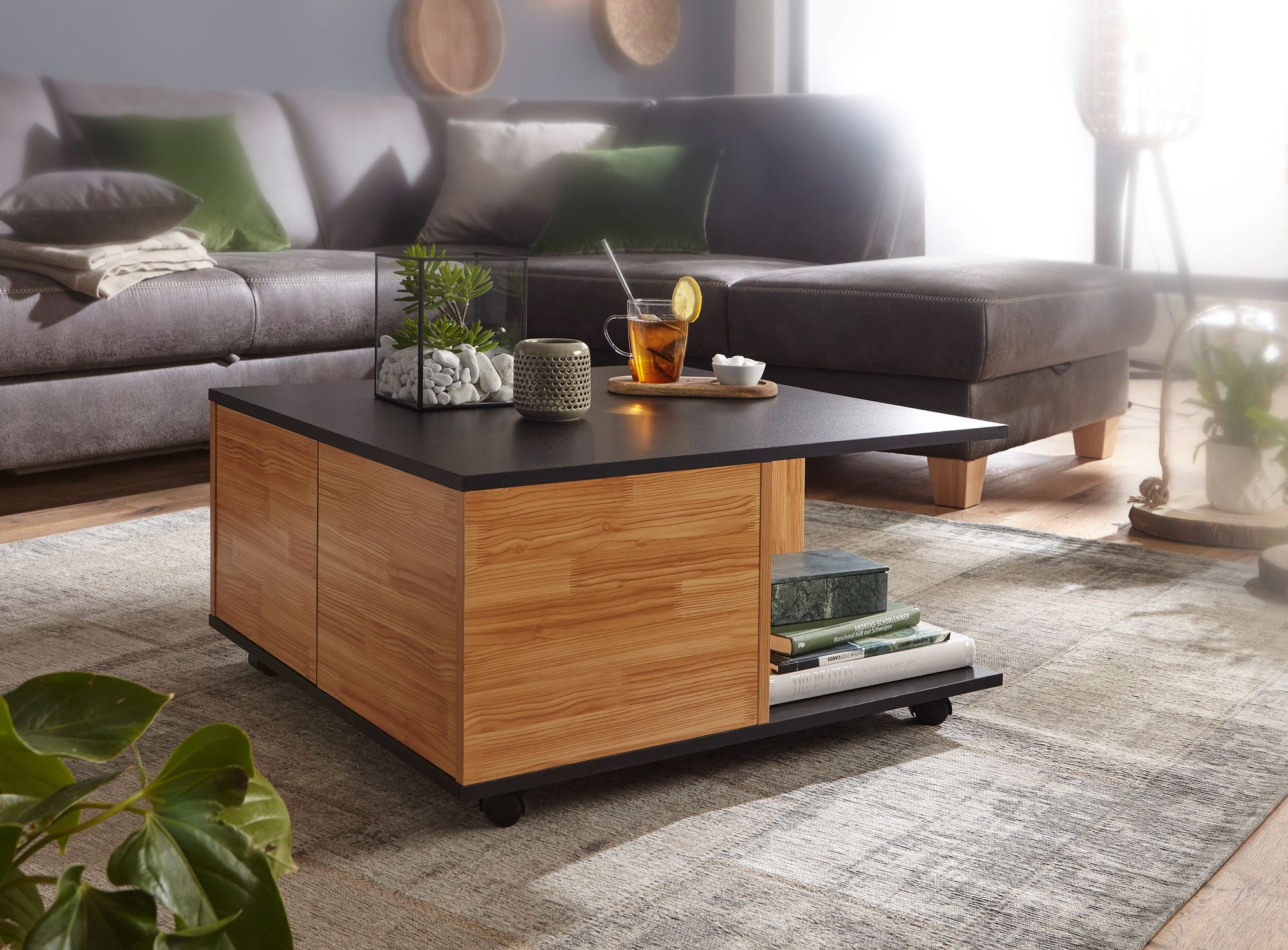 Couchtisch Stenstrup Braun 70 × 70 × 36,5 cm