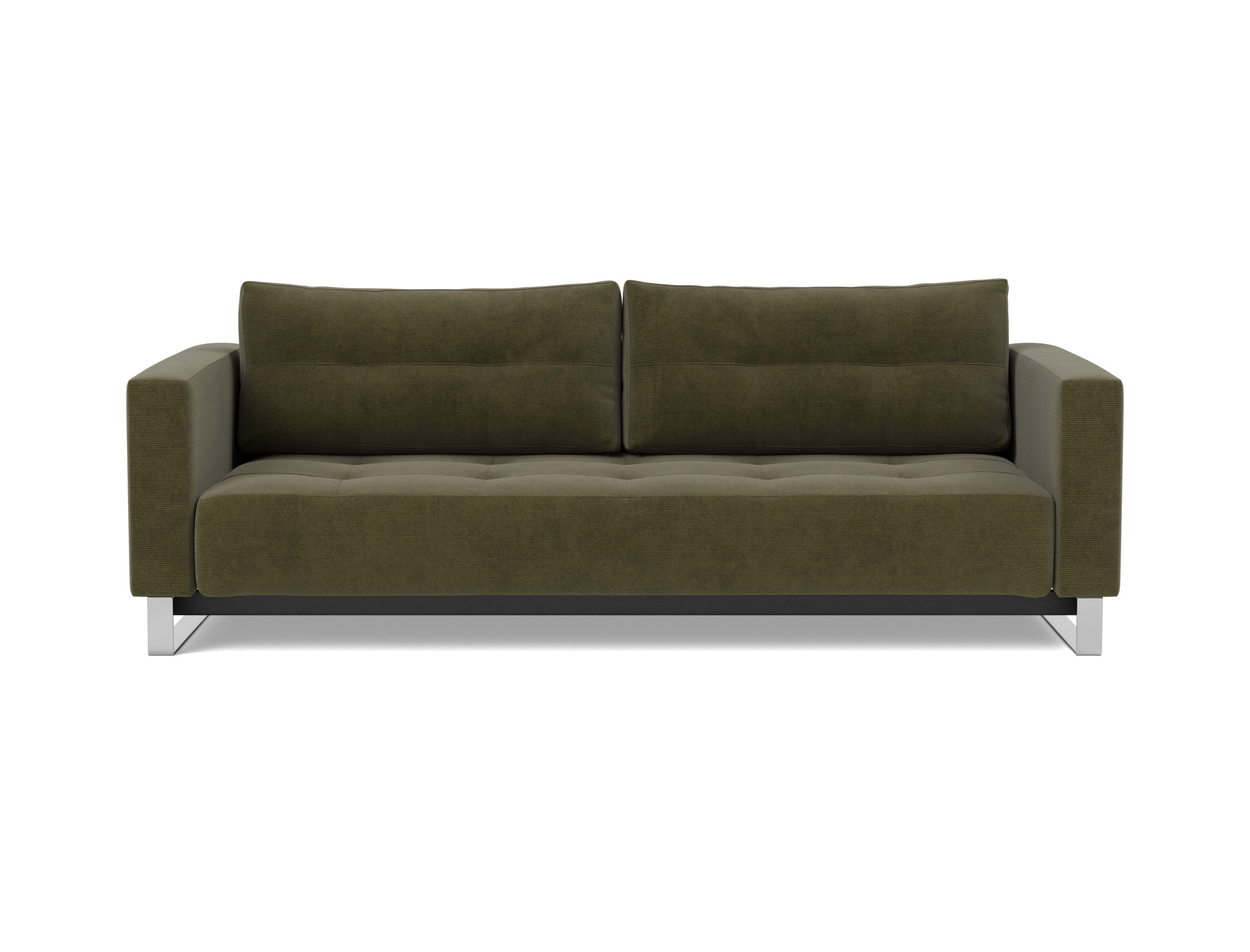 Schlafsofa Cassius D.E.L. Kord Cordufine 316-Pine-Green