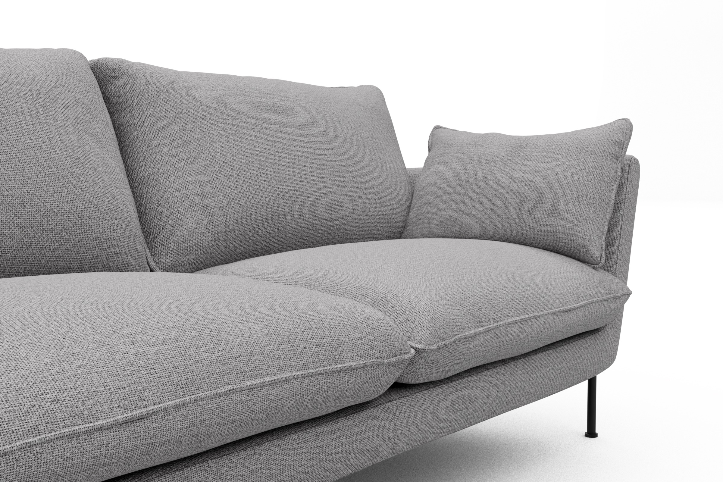 Sofa Anton 3-Sitzer Sama-Grey
