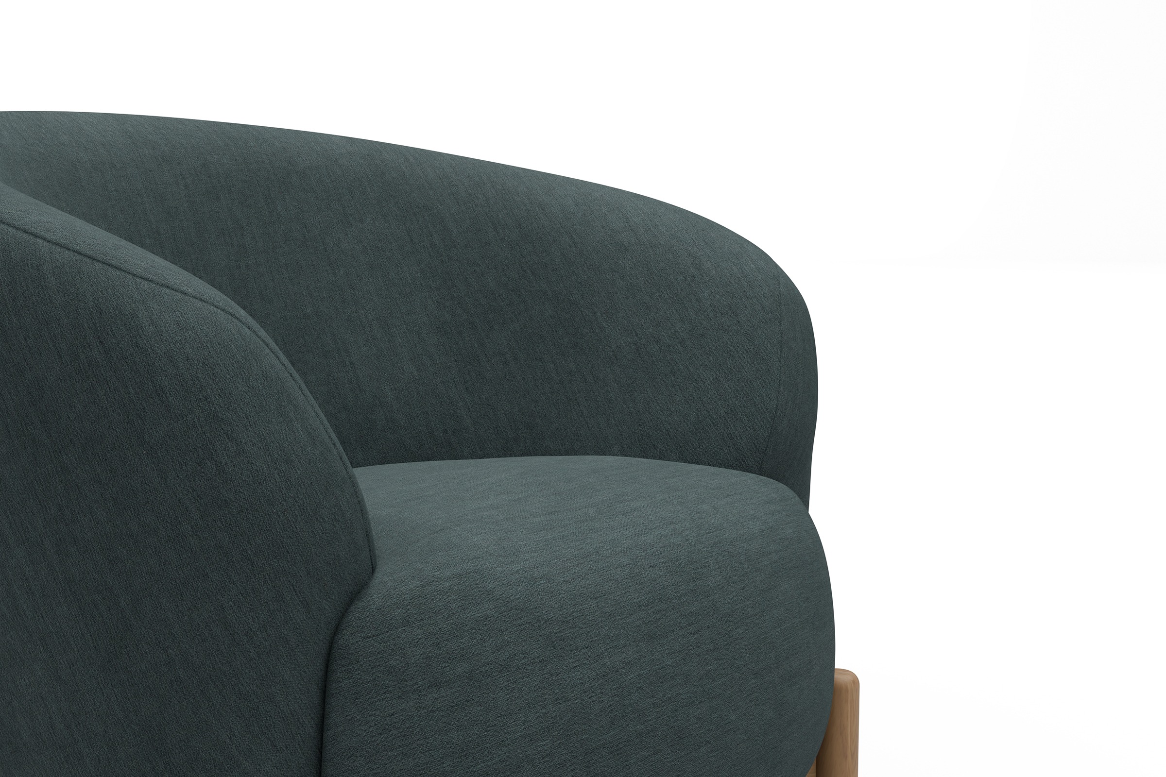 Sessel Ronda Holzbeine Eiche Natur Vivus-Blue