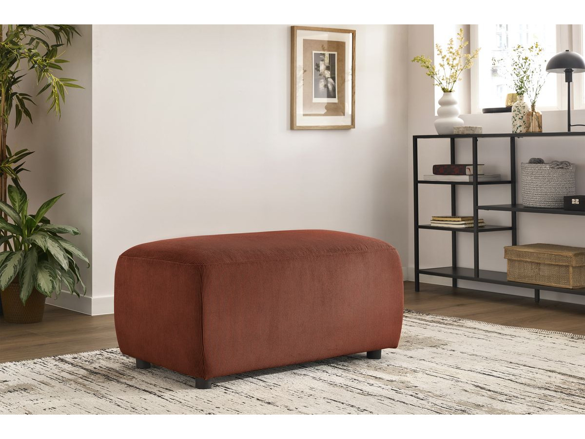 Bobochic Enjoy Pouf Cordsamt Orange
