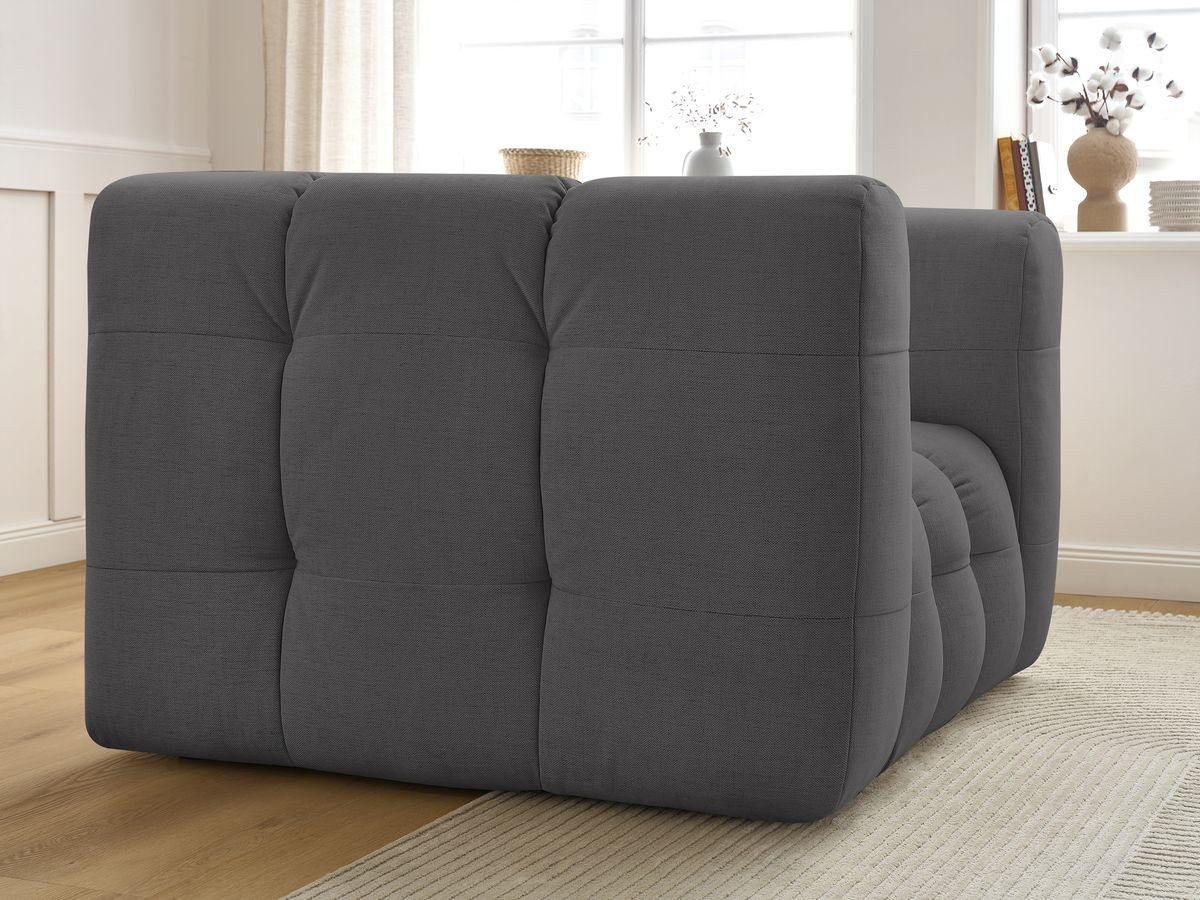 Bobochic Ulysse Sessel Stoff Dunkelgrau